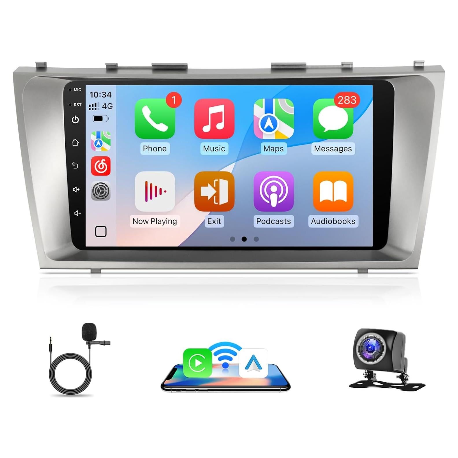 Radio de Coche Leadfan para Toyota Camry 2006-2011 9" GPS Bluetooth