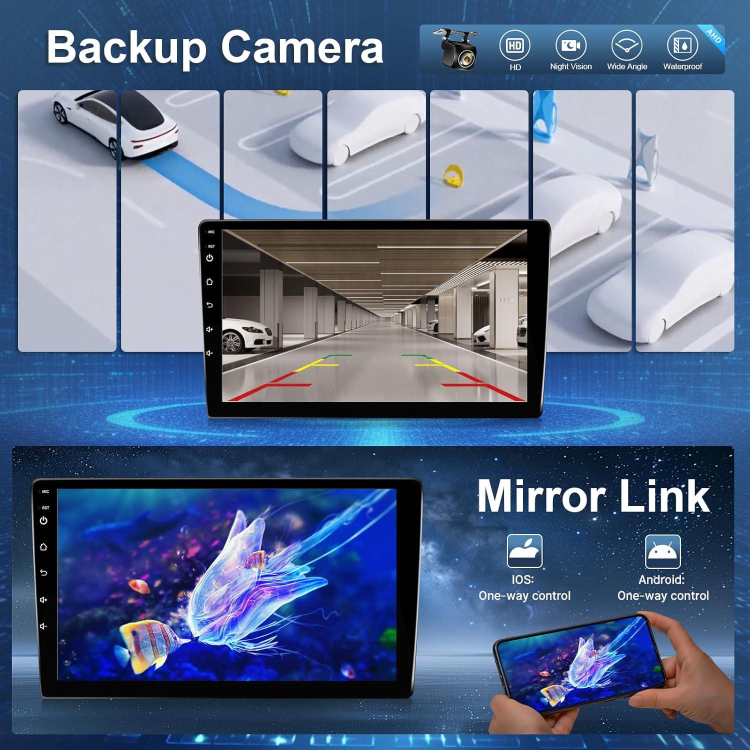 Radio de Coche Leadfan para Toyota Camry 2006-2011 9" GPS Bluetooth