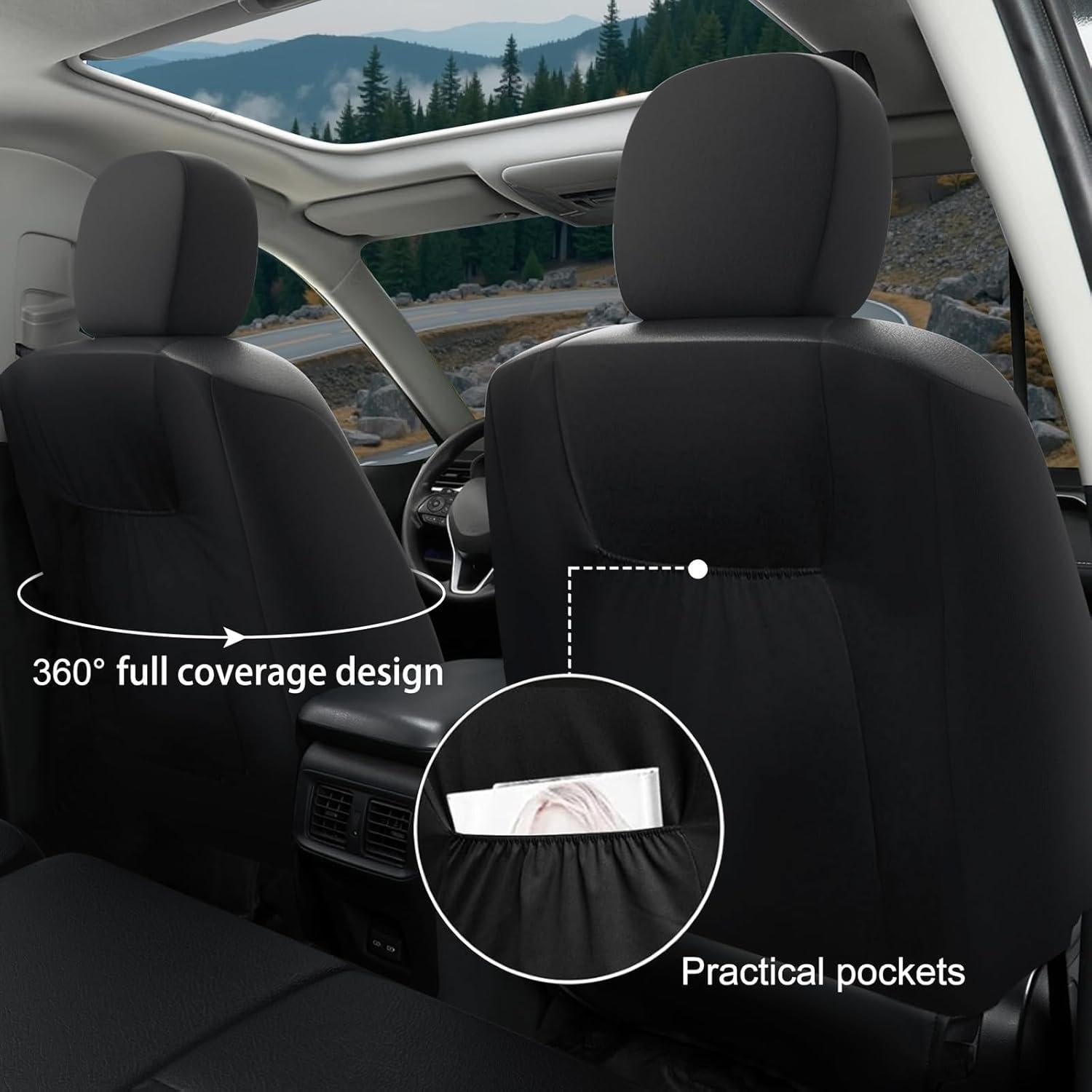 Fundas de Asiento GIANT PANDA para Toyota 4Runner 2011-2024