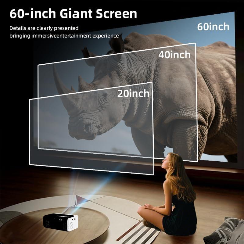 Mini Proyector HD 1080P AudonMax Portátil WiFi con Trípode