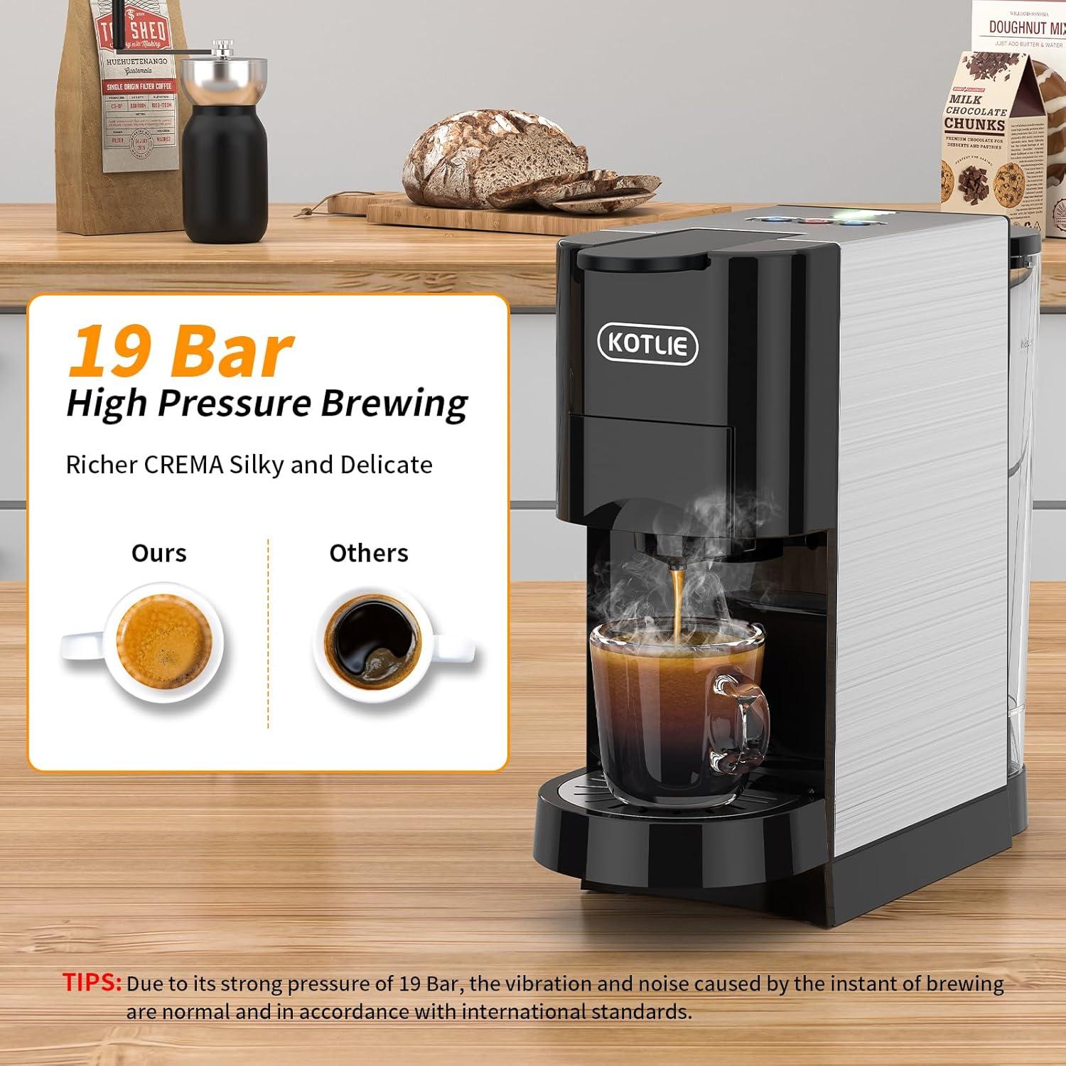 Cafetera KOTLIE AC-513HF 5en1 Espresso Automática 19Bar