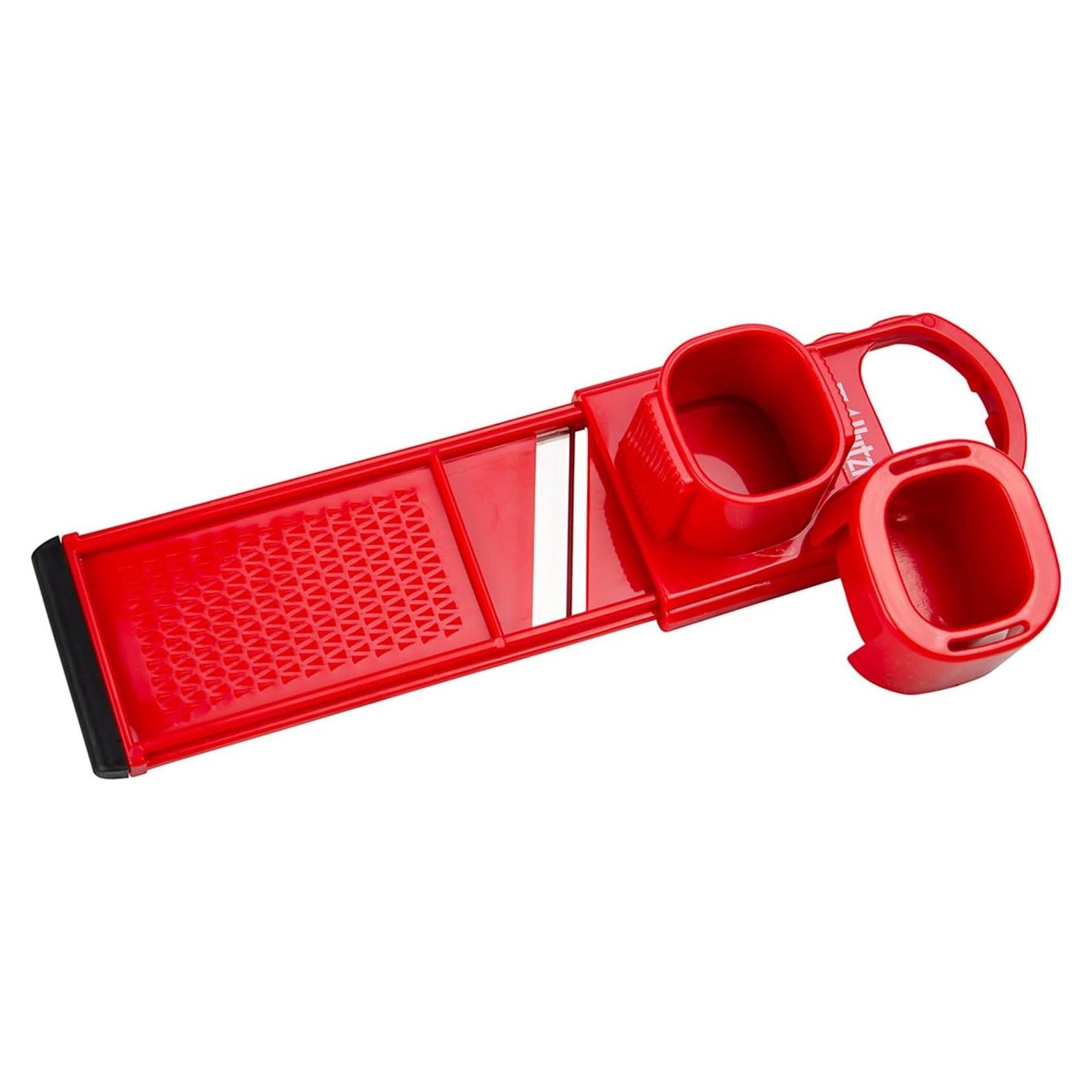 Cortador y Rallador de Ajo Hutzler 718 Rojo - Manual, Antideslizante
