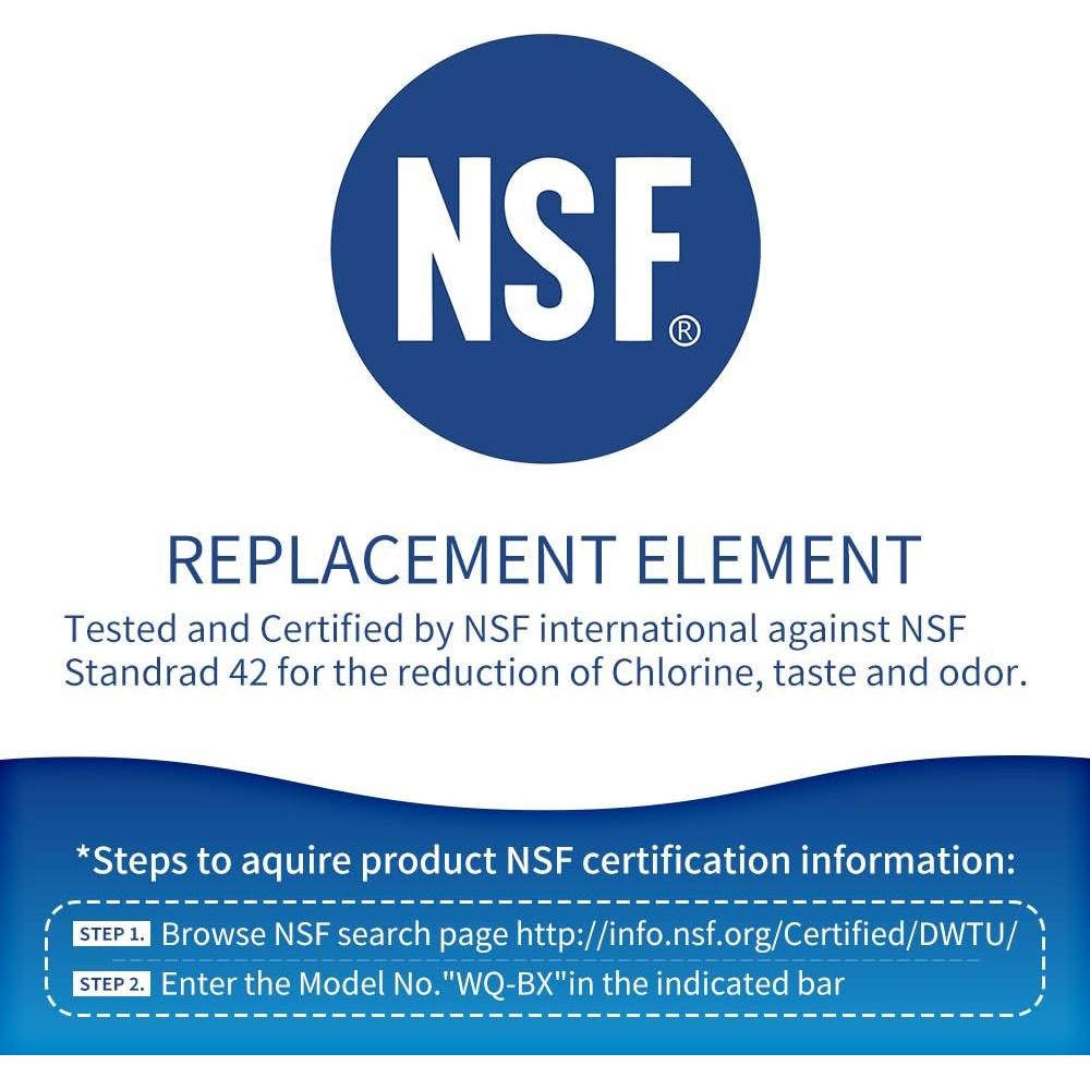 Filtro de Agua Anmumu 1001122 para Jarras Mavea y LEVOIT - Paquete de 3