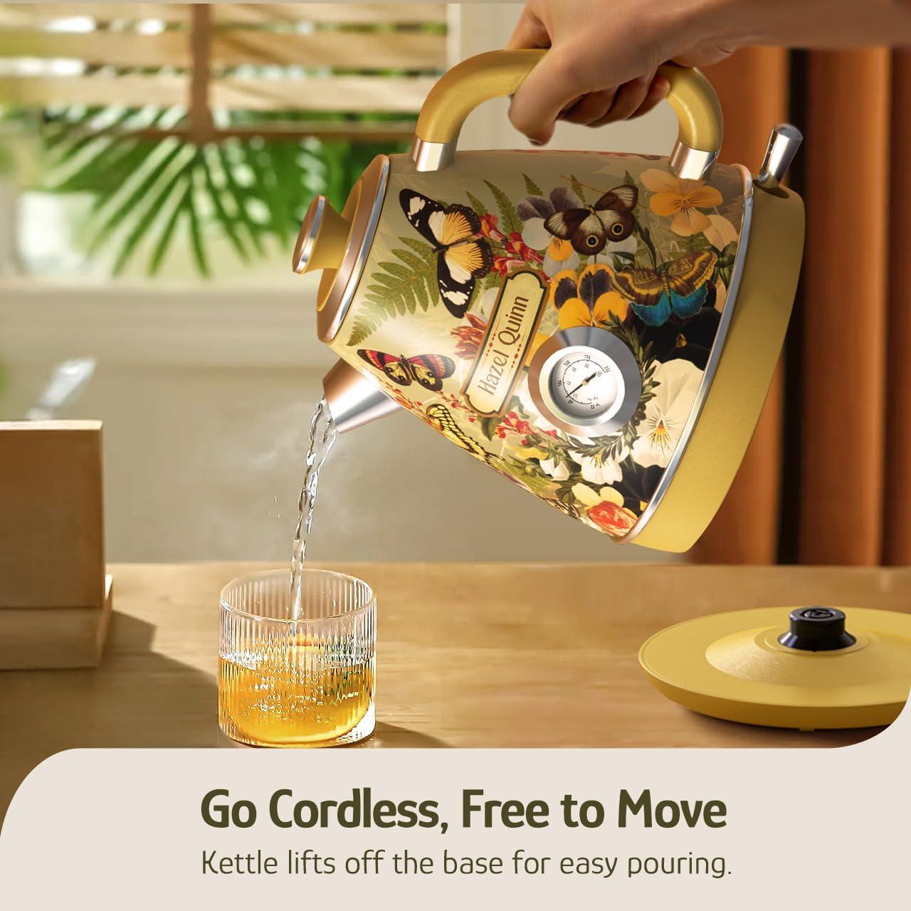 Hervidor Eléctrico Hazel Quinn 1.7L 1200W Acero Inoxidable