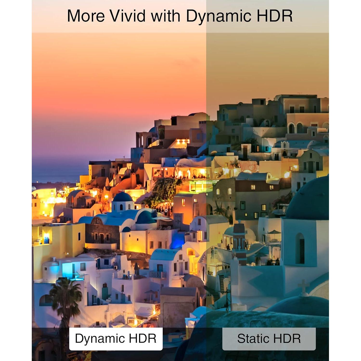 Cable HDMI de fibra óptica BlueRigger 25FT 8K 60Hz 48Gbps