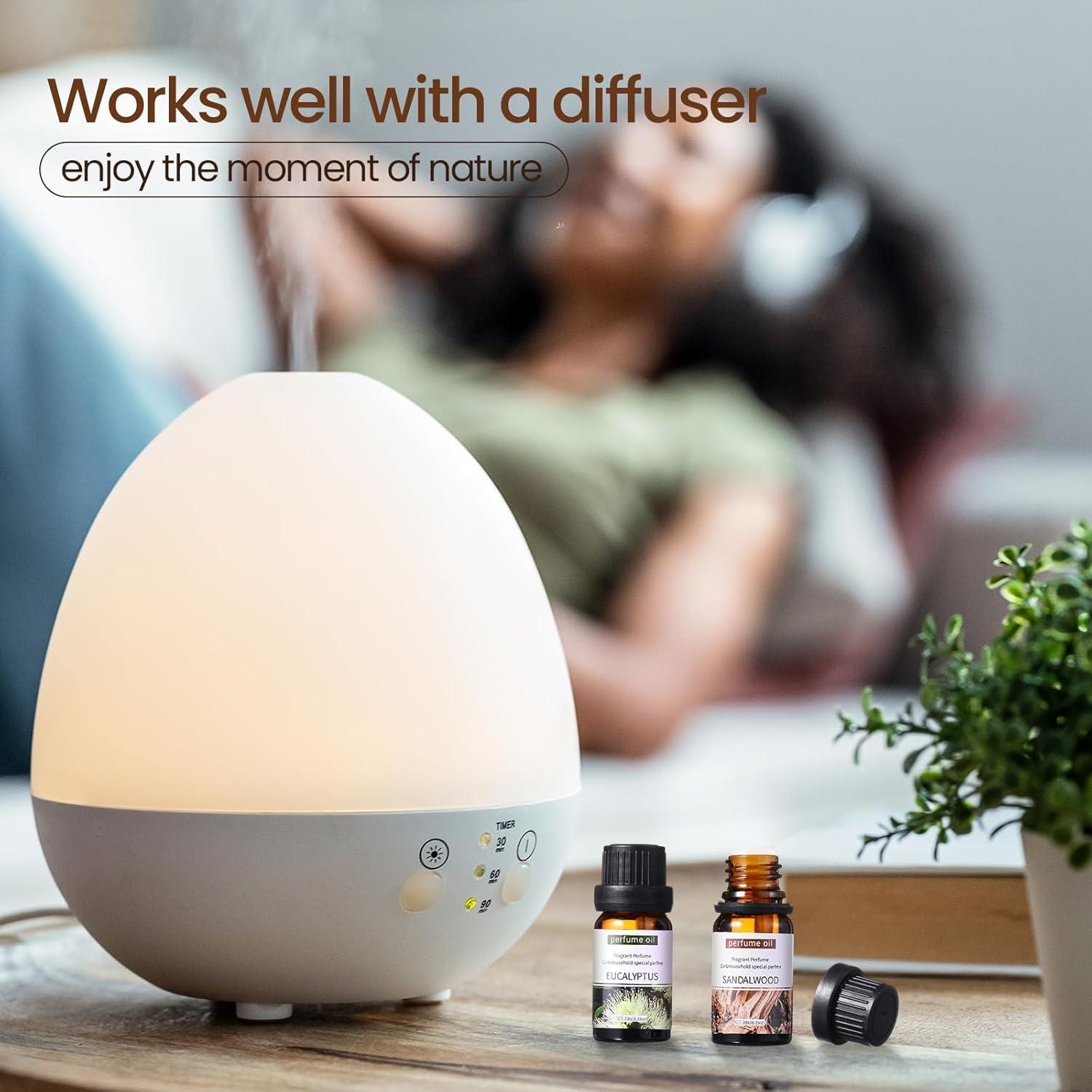 Conjunto de Aceites Esenciales Nuanchu 26 Pcs 10ml Aromaterapia