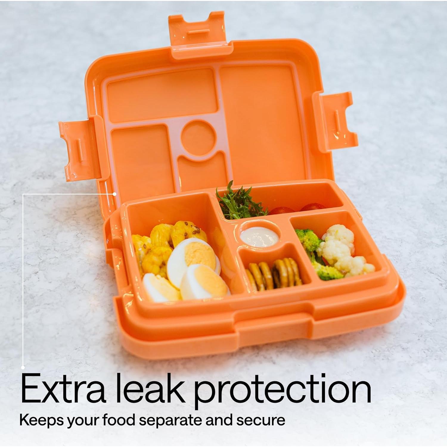 Caja Bento Aislada para Niños Wonder Family Naranja 0.55 kg