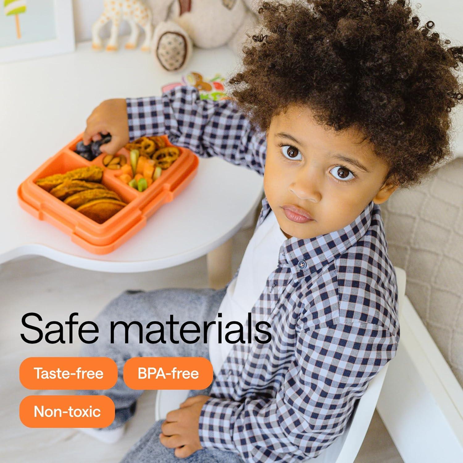 Caja Bento Aislada para Niños Wonder Family Naranja 0.55 kg