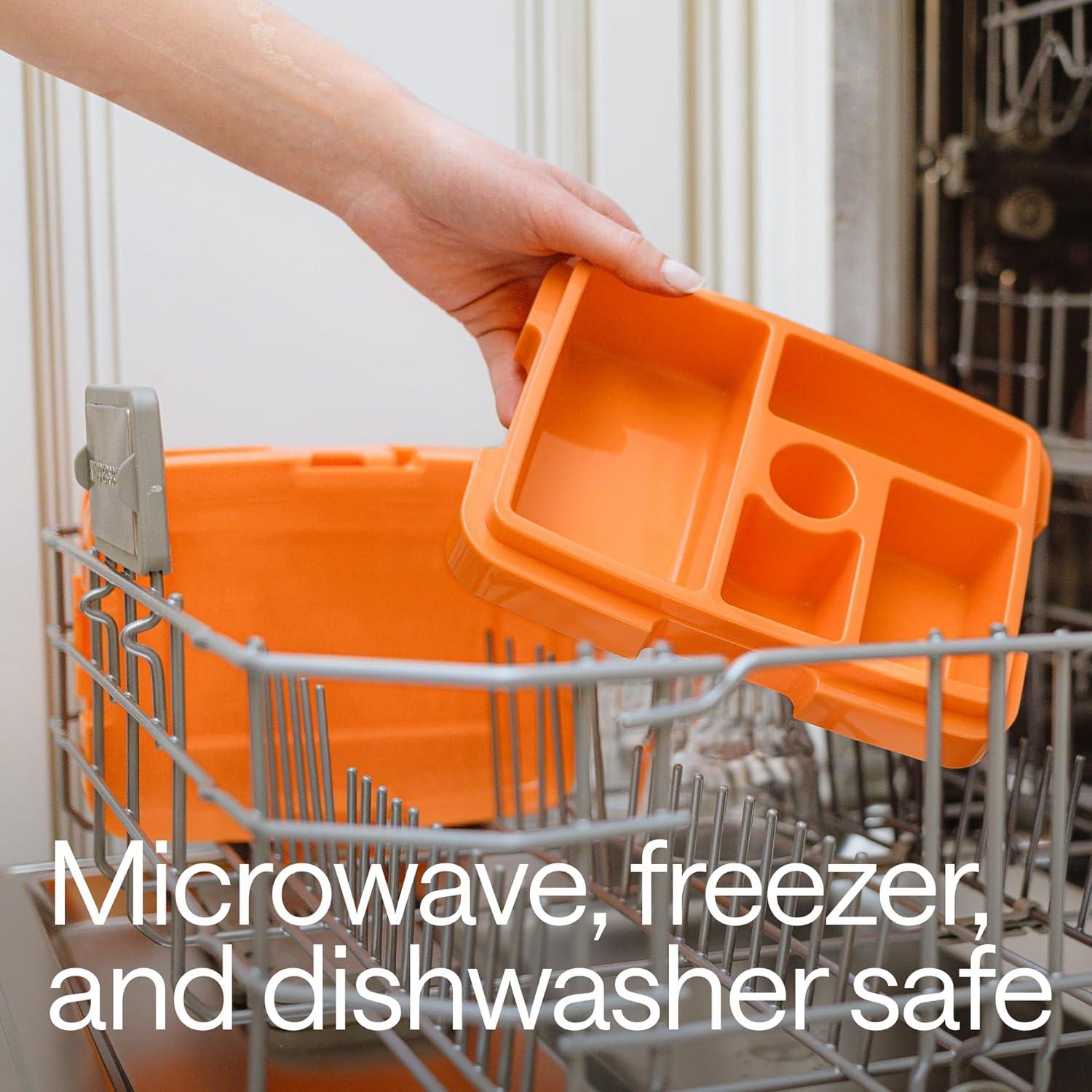 Caja Bento Aislada para Niños Wonder Family Naranja 0.55 kg