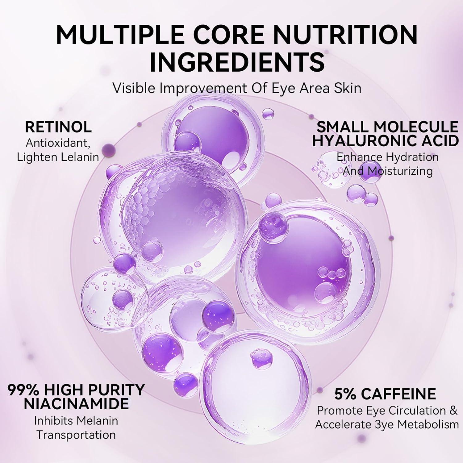 Parche de Retinol para Ojos LANBENA - 30 Pares Hidra-Gel