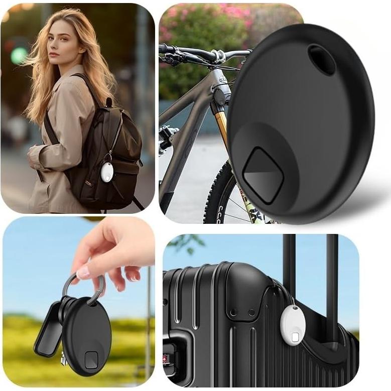 Etiquetas de Seguimiento Bluetooth Tuya 1 Paquete Negro IP67