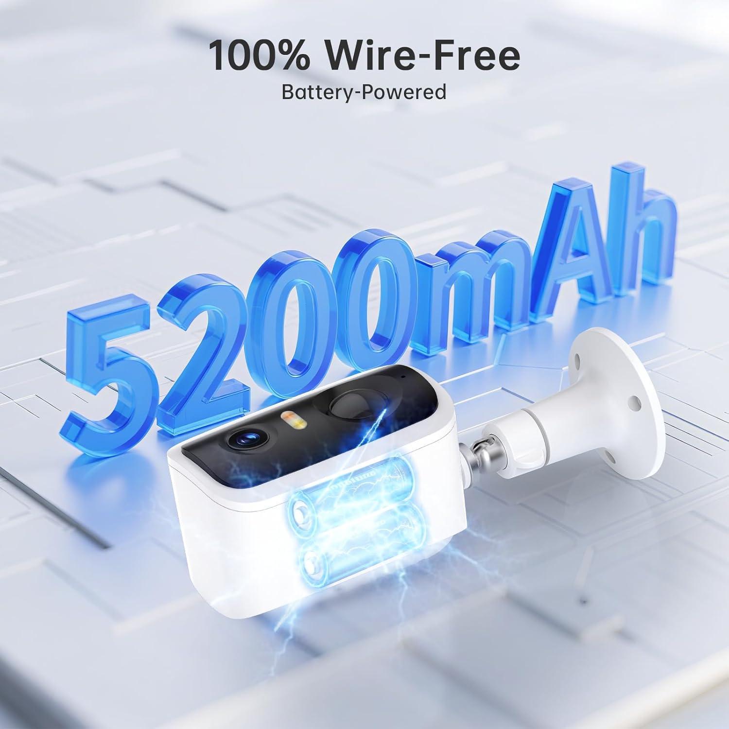 Cámara de Seguridad Inalámbrica Solar Noahcam T-CL3011S 2K HD