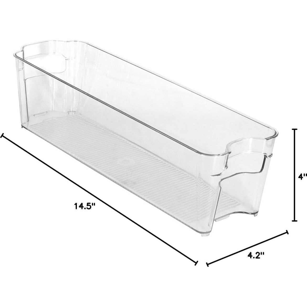 Contenedor Organizador de Plástico Glad 36.8x10.7x10.2 cm