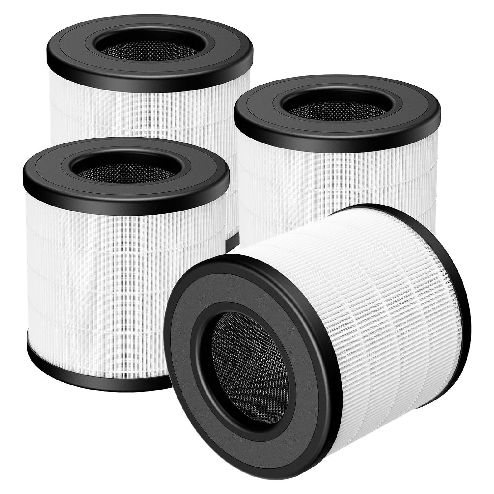 Filtro de Reemplazo HEPA 3-en-1 iSingo PU-P05/AC201B - Paquete de 4