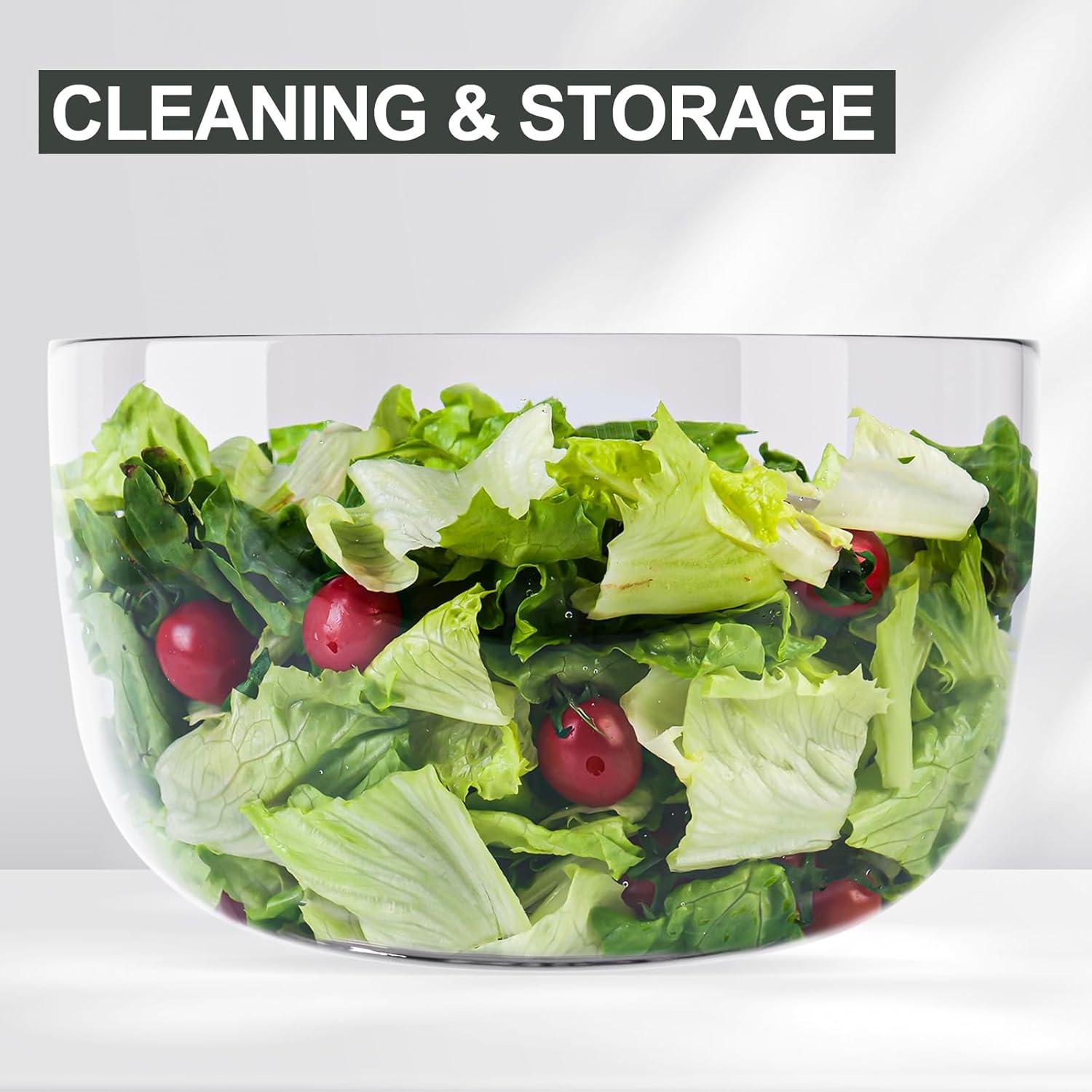 Centrifugadora de ensalada Sonrisa Mamá 3.8L blanca, fácil uso