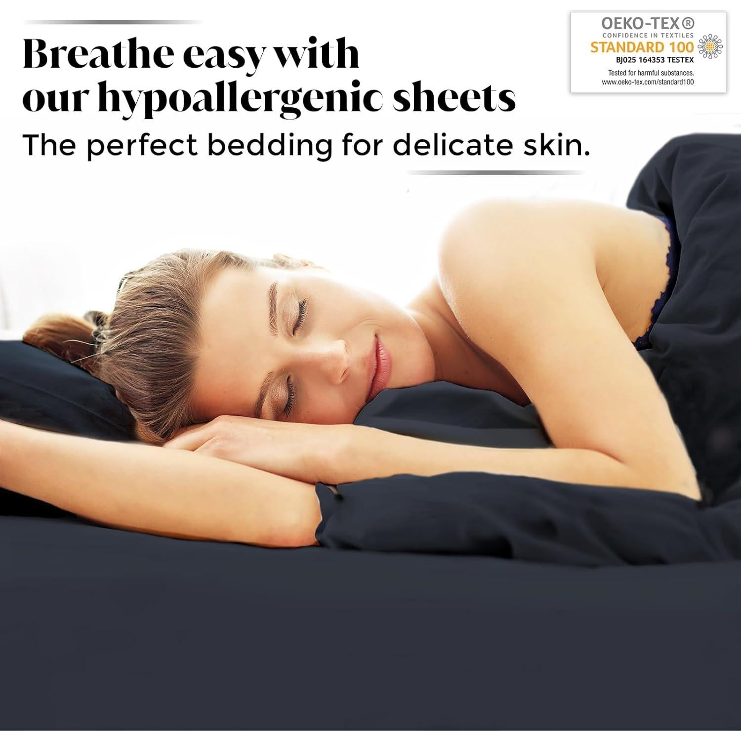 Juego de Sábanas Queen Mercado de Bambú de Lujo 100% Viscosa