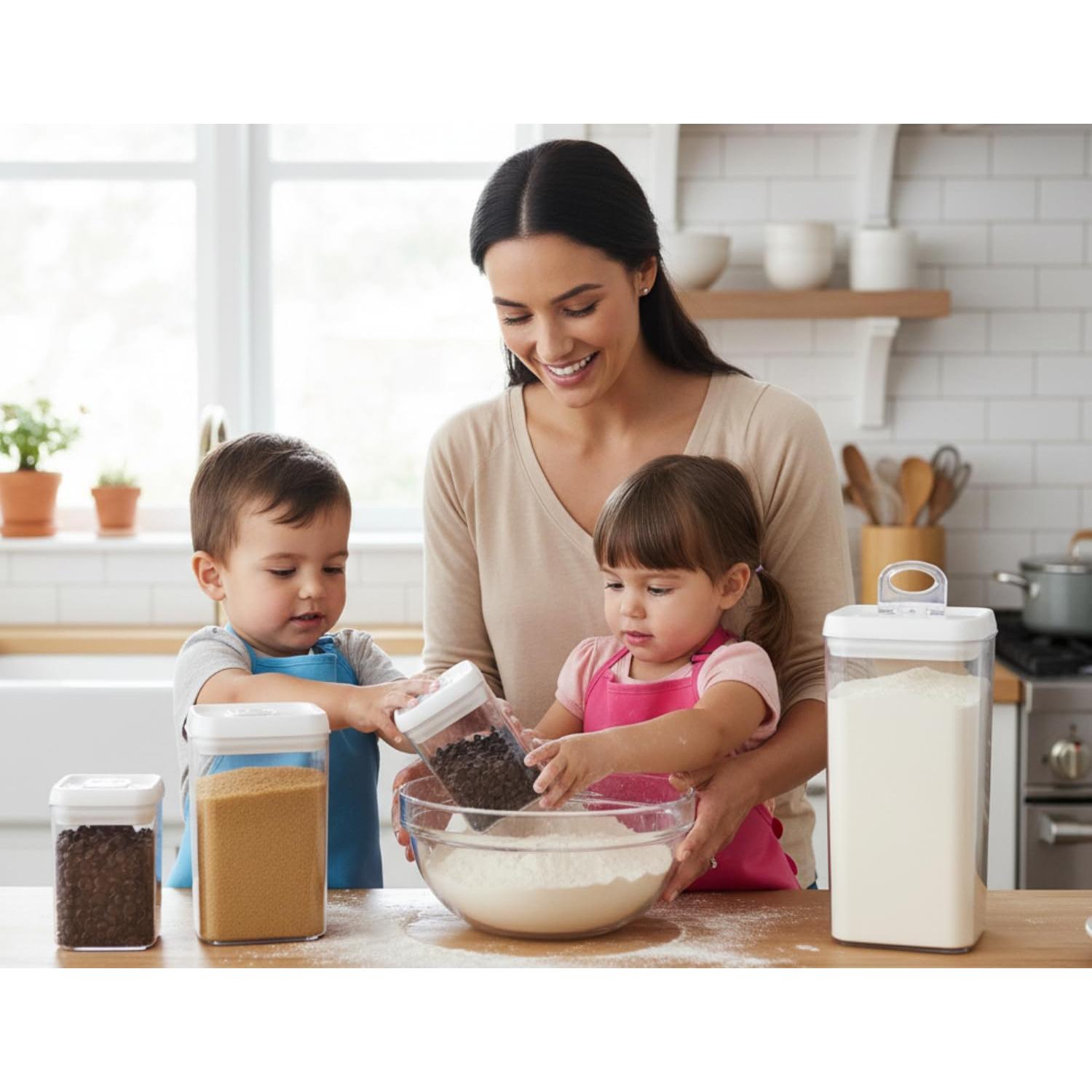 Contenedor de Almacenamiento Felli Flip-Tite 15 cm XL 3 Piezas