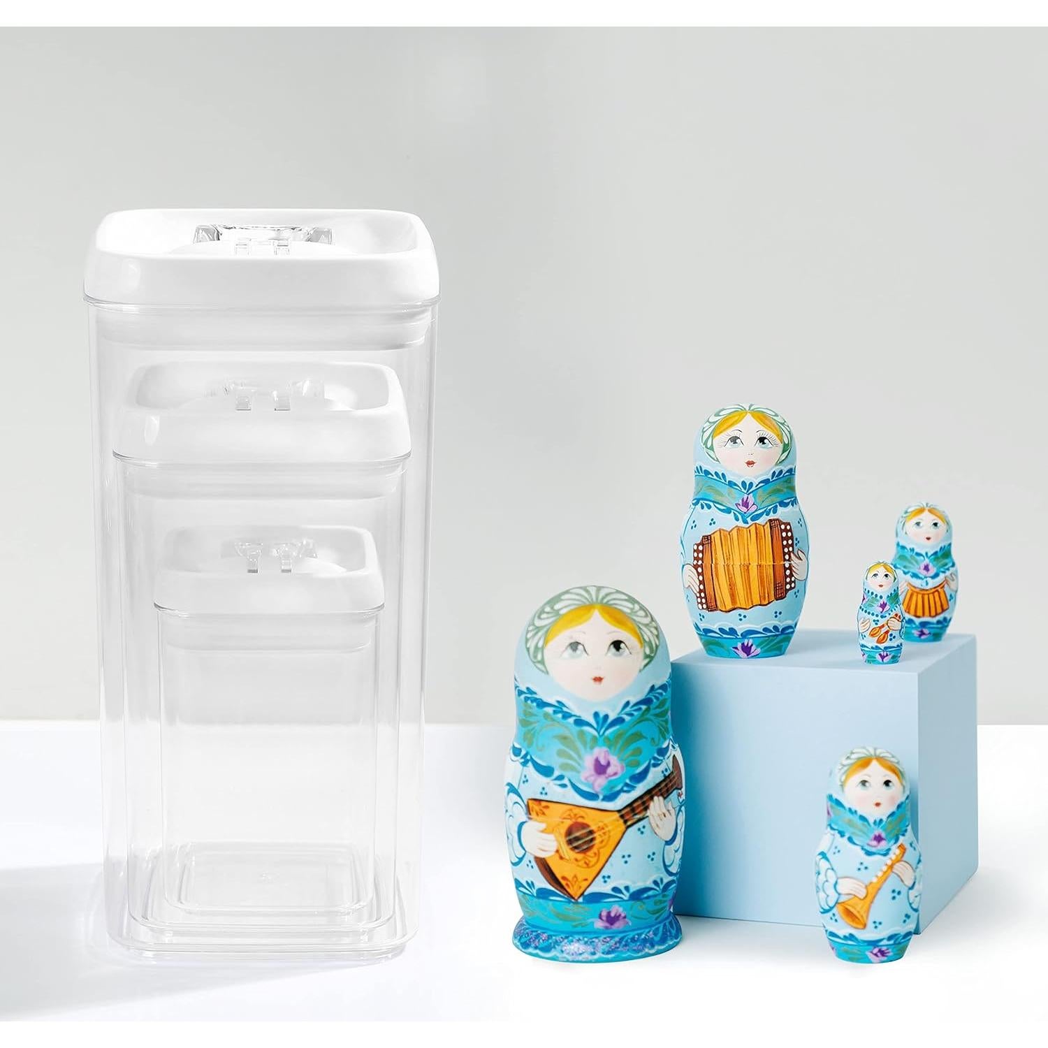 Contenedor de Almacenamiento Felli Flip-Tite 15 cm XL 3 Piezas