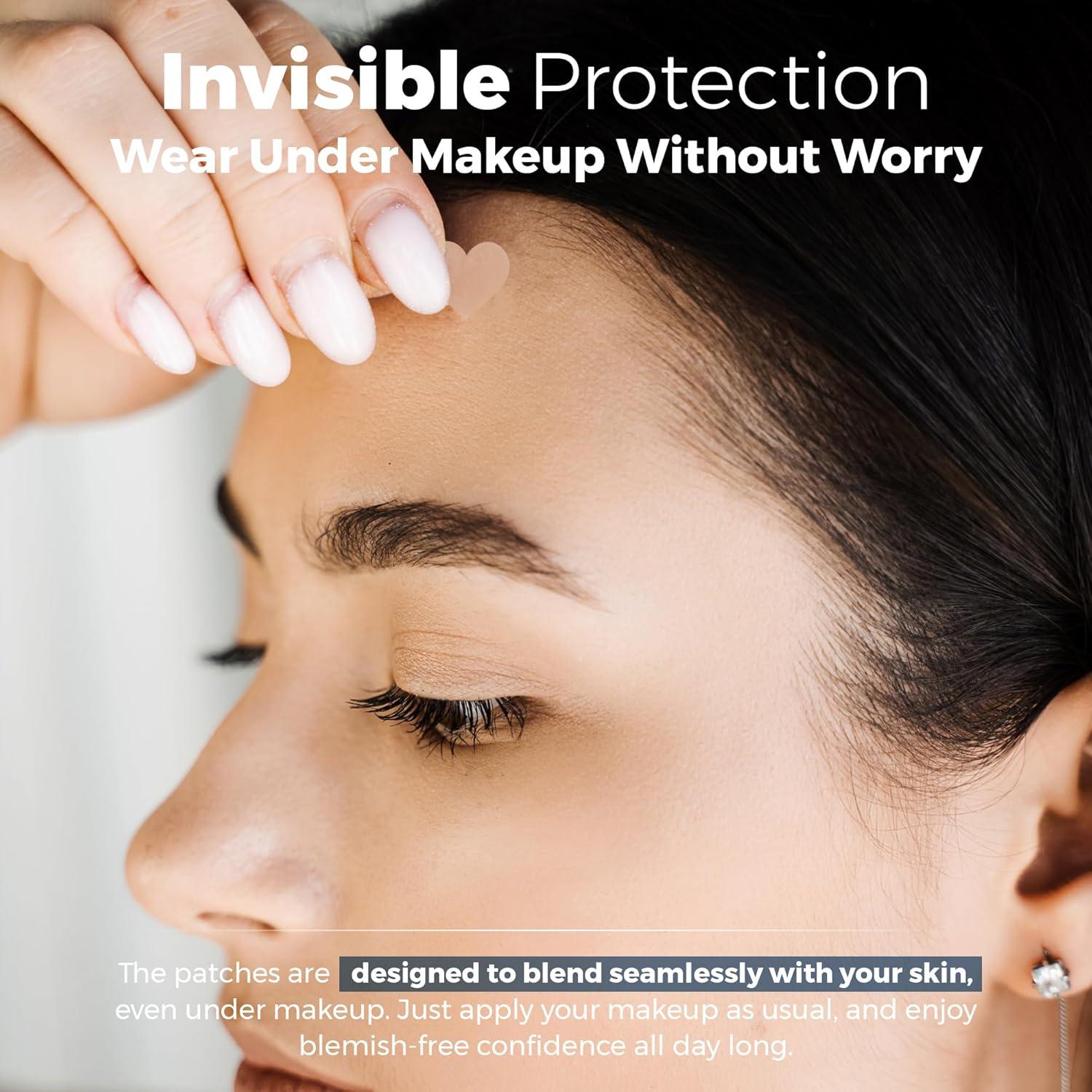 Parches Hidrocoloides para Acné MEDca - 56 Parches en Corazones y Estrellas