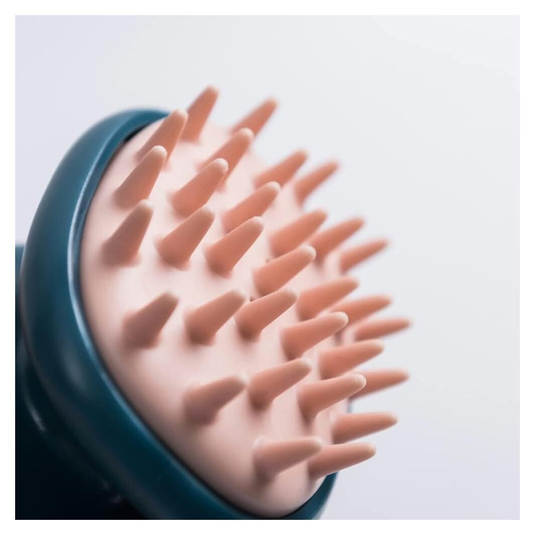 Cepillo de Champú de Silicona Ergonomico Zotia Azul