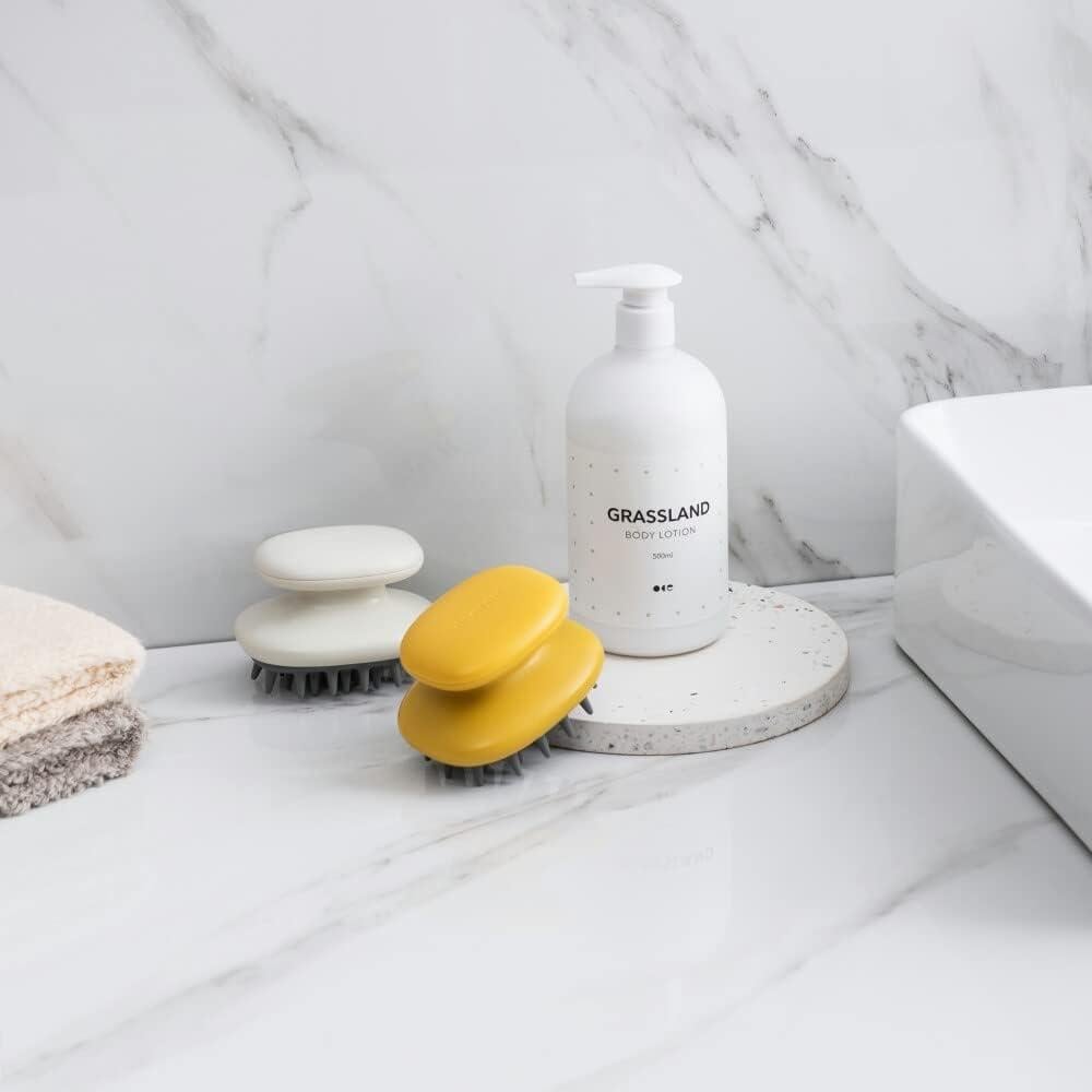 Cepillo de Champú de Silicona Ergonomico Zotia Azul