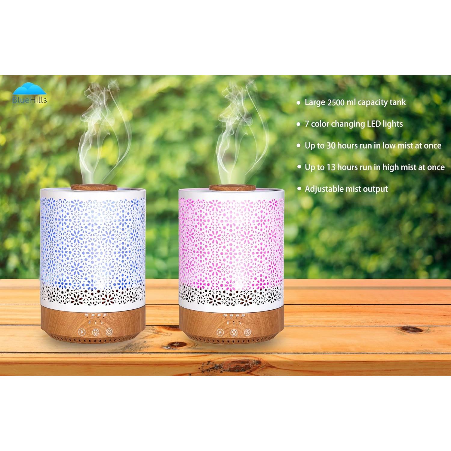 Humidificador Difusor de Aceite Esencial BlueHills 2500ml F006