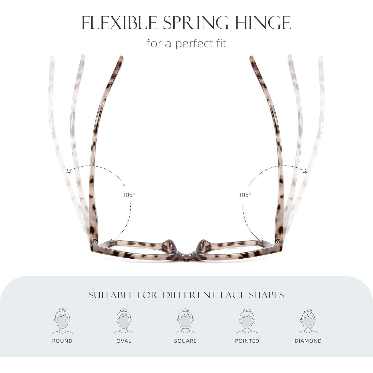 Gafas de Lectura AIMISUV con Bloqueo de Luz Azul - Paquete de 3