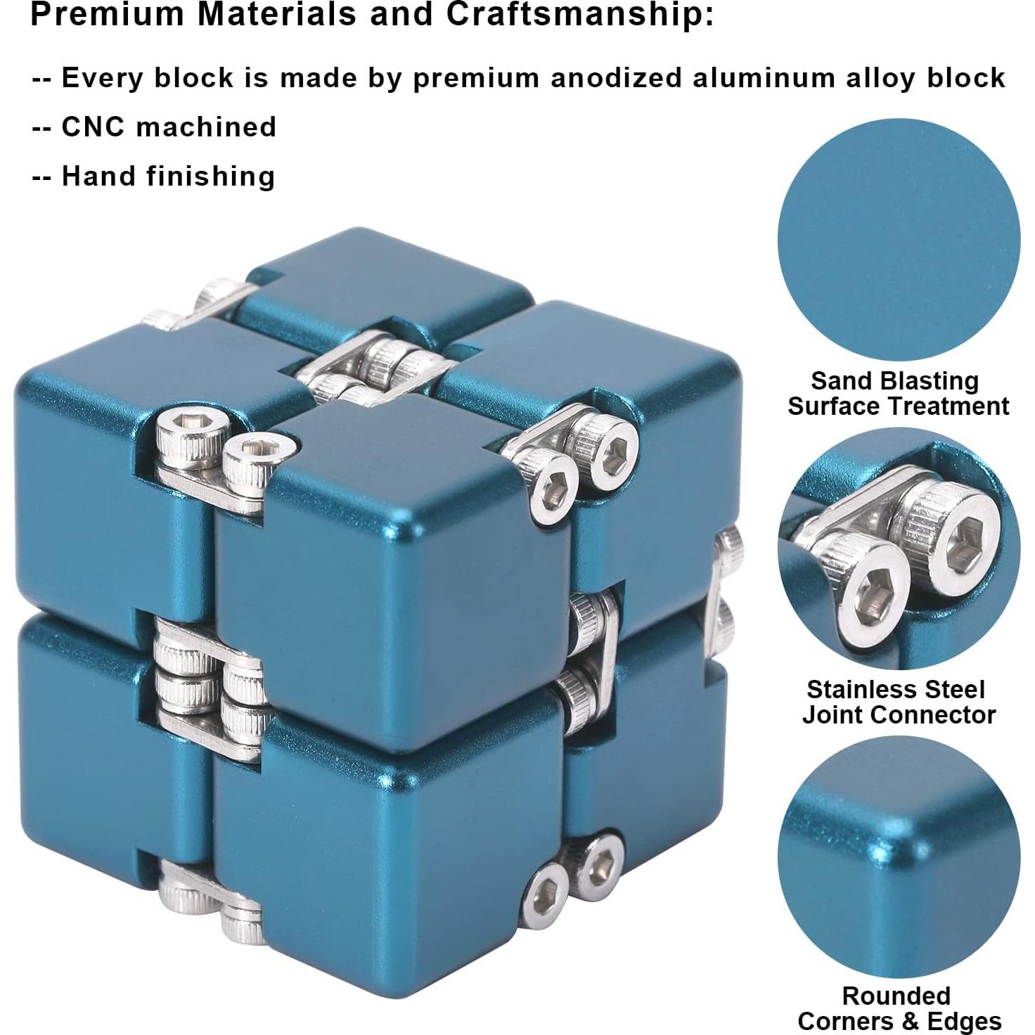 Cubo Infinito Antiestrés Lifidea Azul 3,99 cm Juguete de Mano