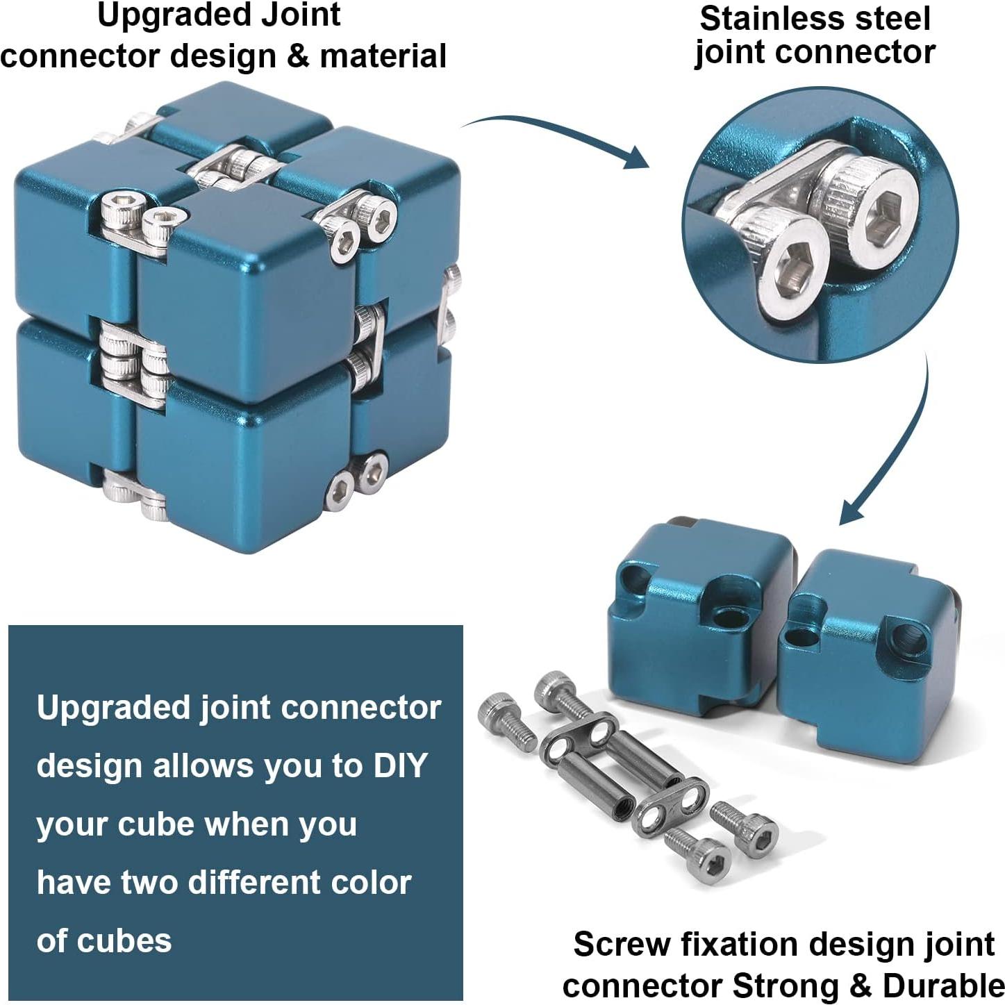 Cubo Infinito Antiestrés Lifidea Azul 3,99 cm Juguete de Mano