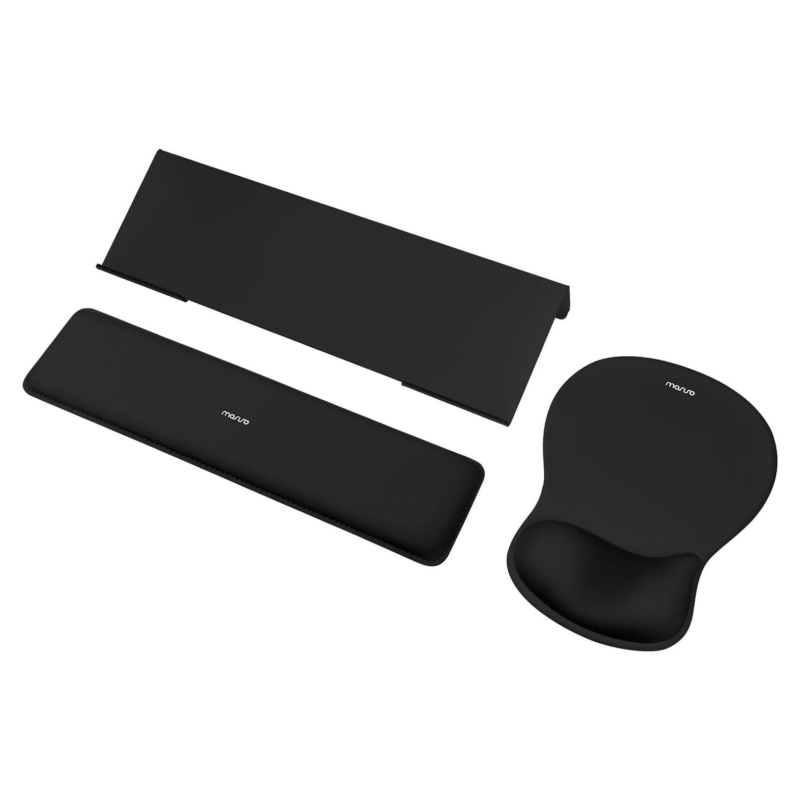 Soporte para Teclado y Reposamuñecas MOSISO Negro Ergonómico