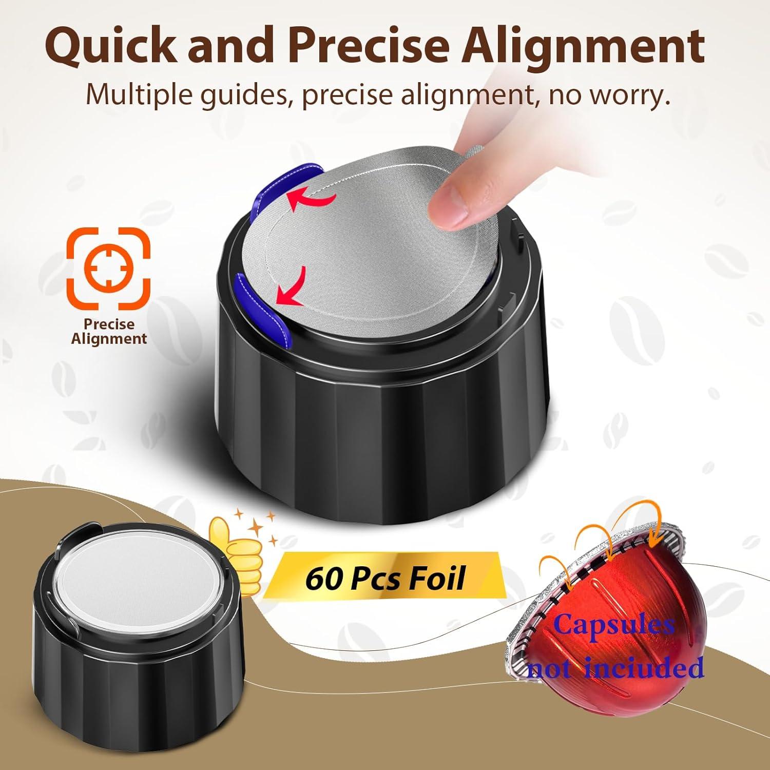 Kit de Cápsulas Reutilizables Nespresso Vertuo SWEETDEER 60 Unidades