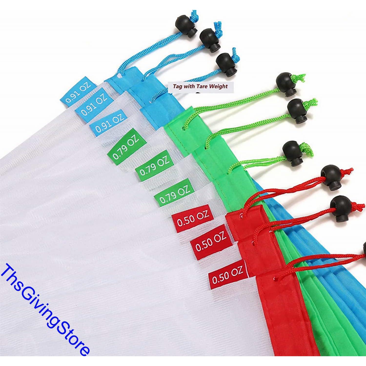 Bolsas de Malla Reutilizables ThsGivingStore - 3 Tamaños