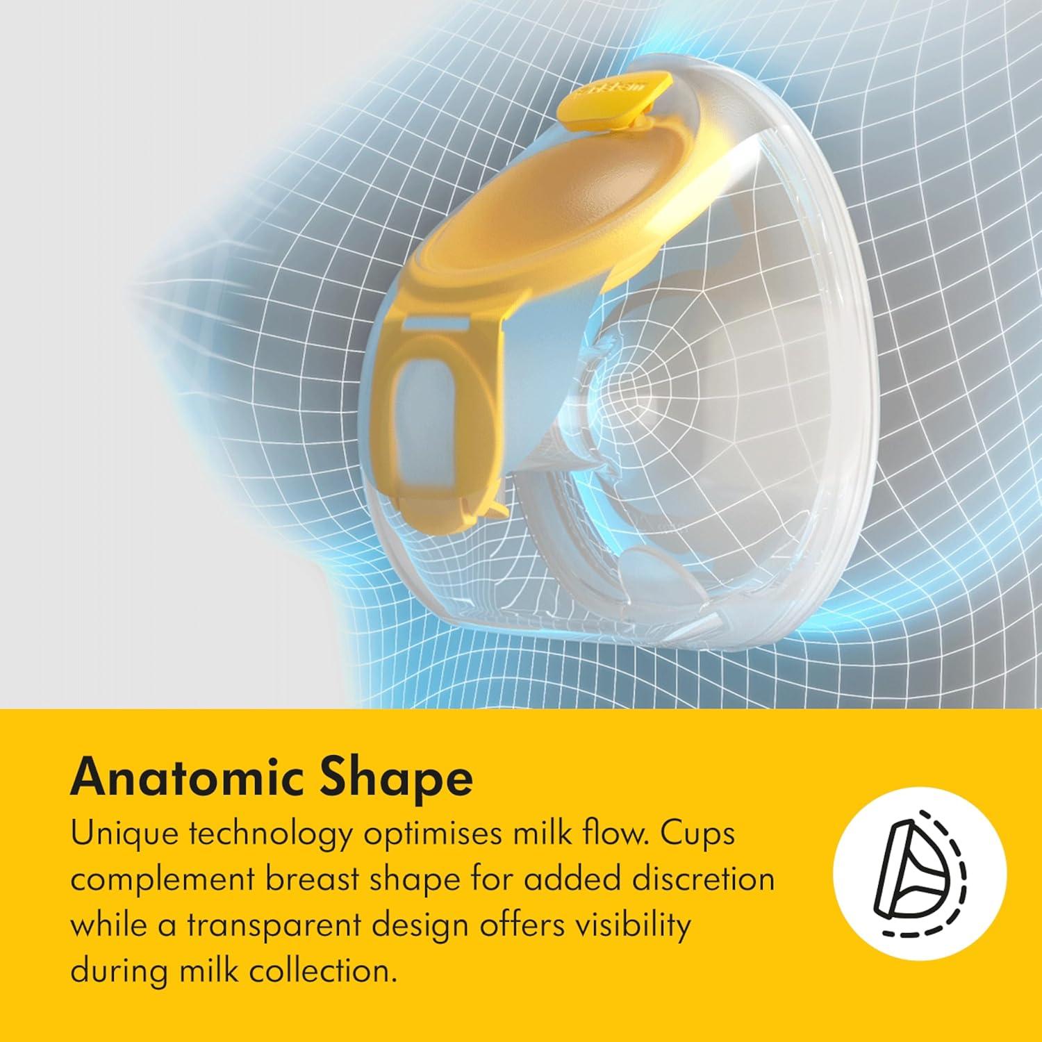 Tazas de Colección Manos Libres Medela - 2 Unidades, Compatibles con Bombas