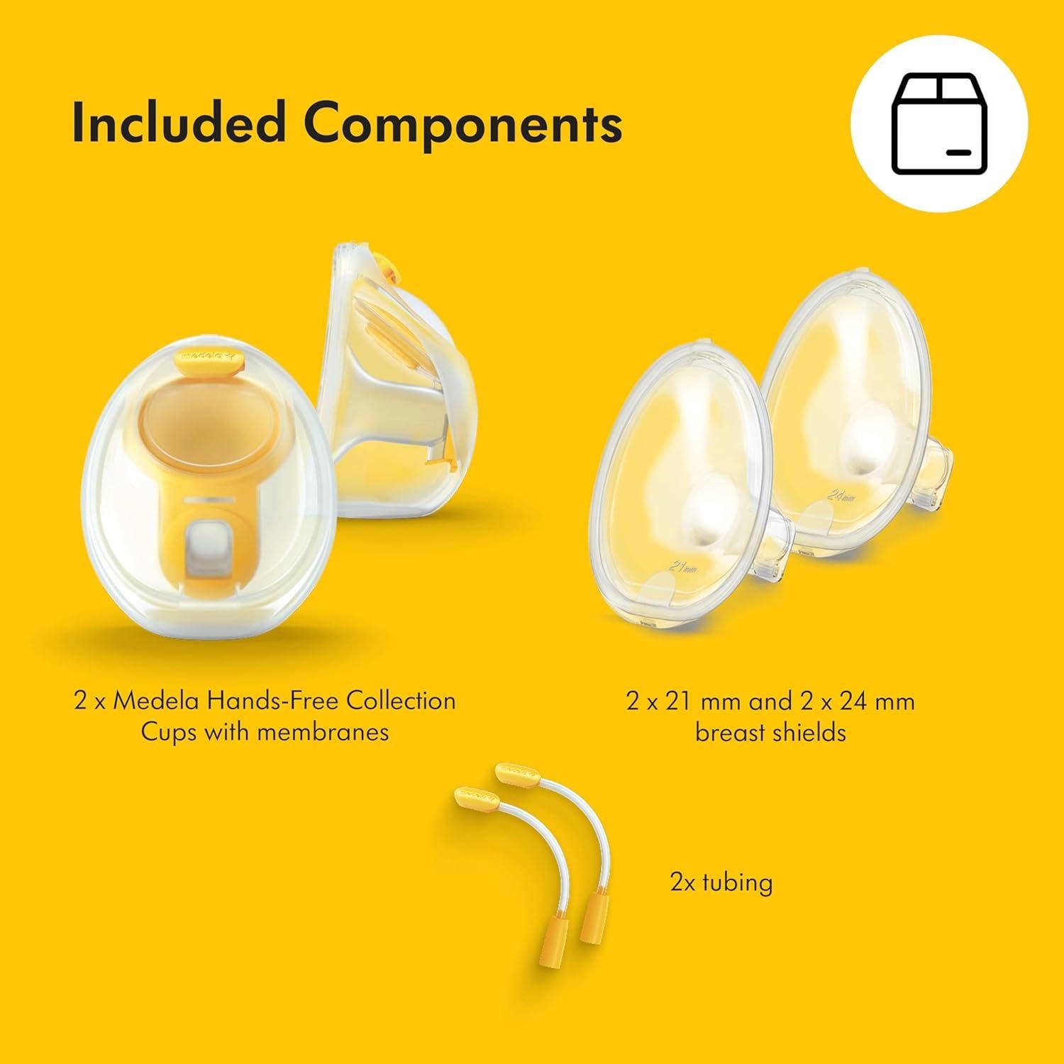 Tazas de Colección Manos Libres Medela - 2 Unidades, Compatibles con Bombas