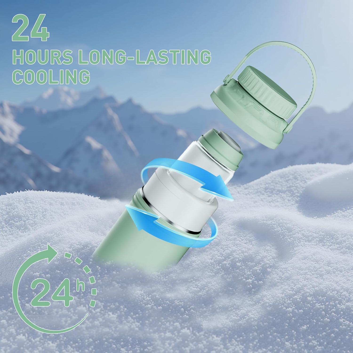 Enfriador de Leche Materna IHOLYLIVE 22oz Verde - 24h Frescura