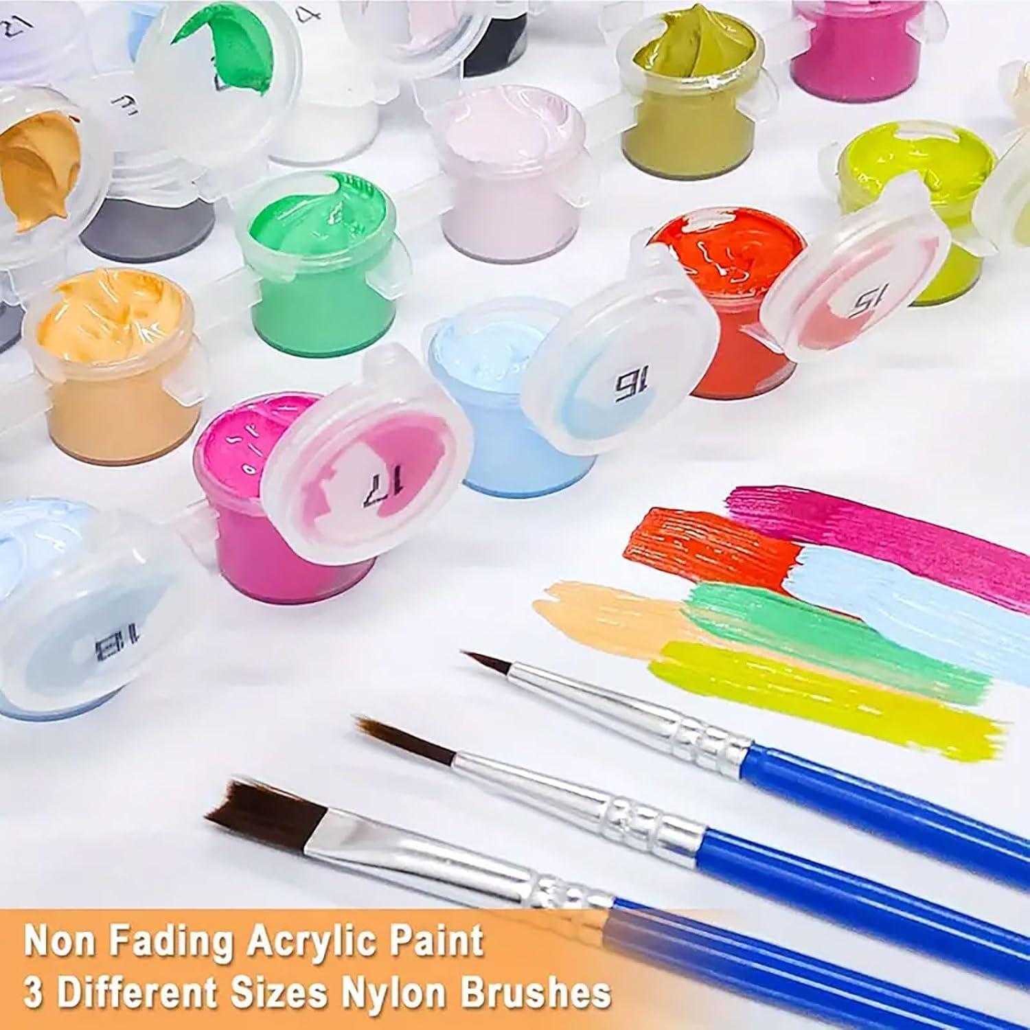 Kit de Pintura por Números CHWGLFGG Cocina Festiva 40x40 cm