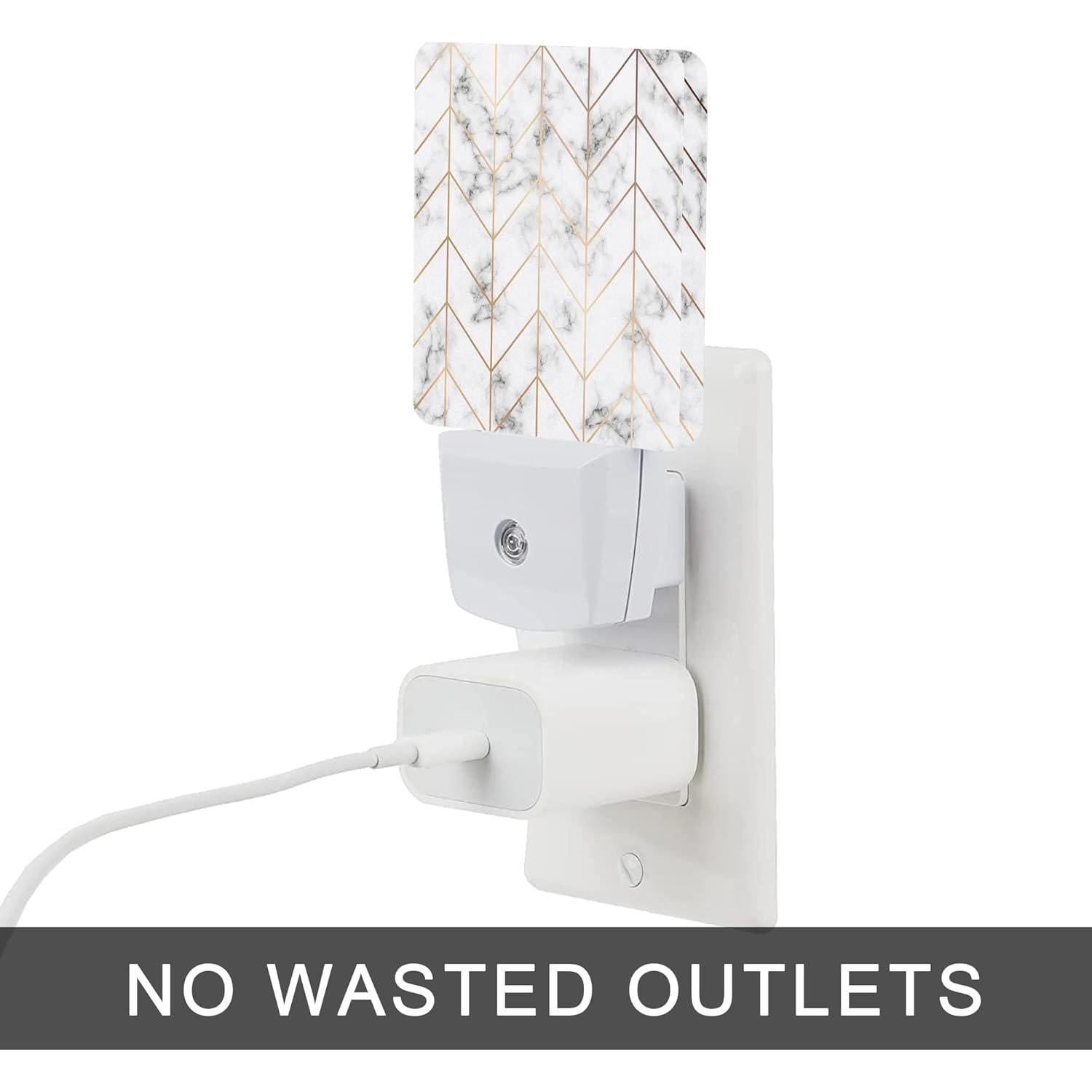 Luz Nocturna LED Oeaskly Geométrica 11.5x7.5x5 cm 0.5W