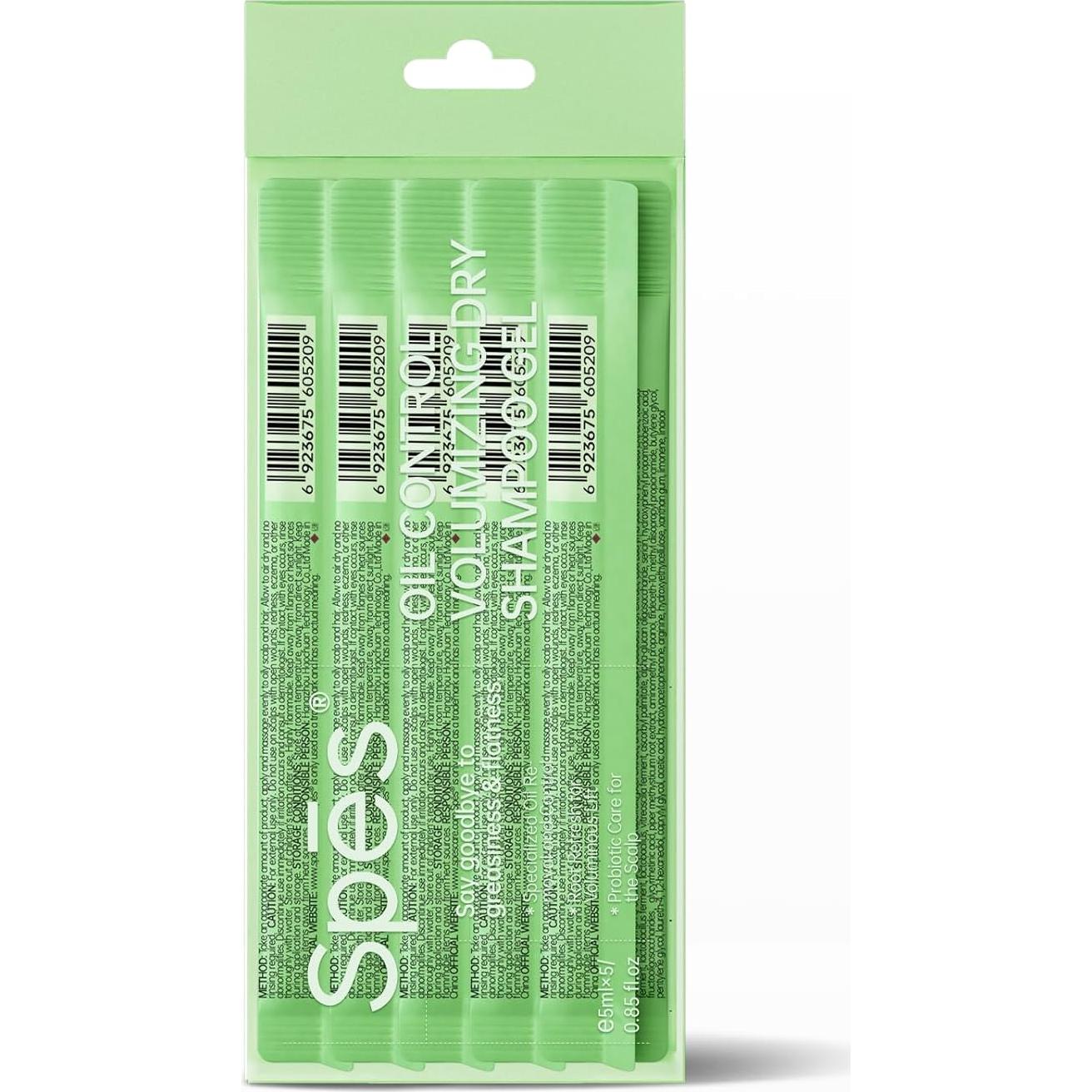 Gel Voluminizador de Champú Seco Spes 25ml Control Aceite