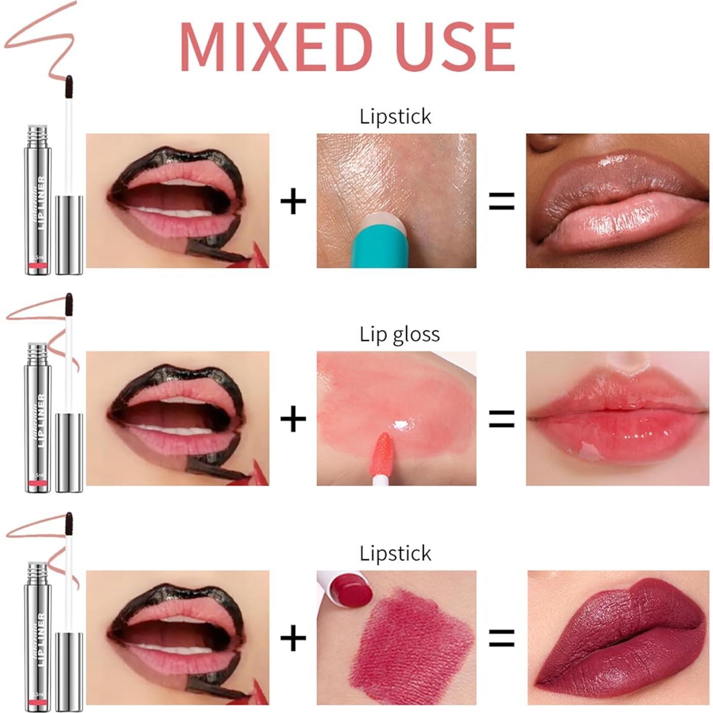 Tinte de Labios Peel Off BANGFENG Mate Larga Duración 9.92g Castaño