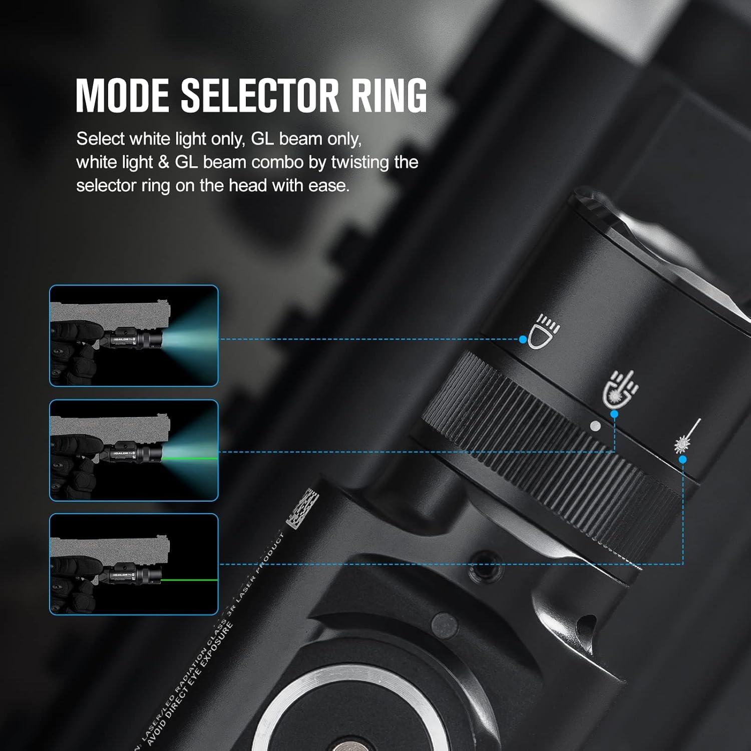 Linterna Táctica OLIGHT Baldr Pro R 1350 Lúmenes USB