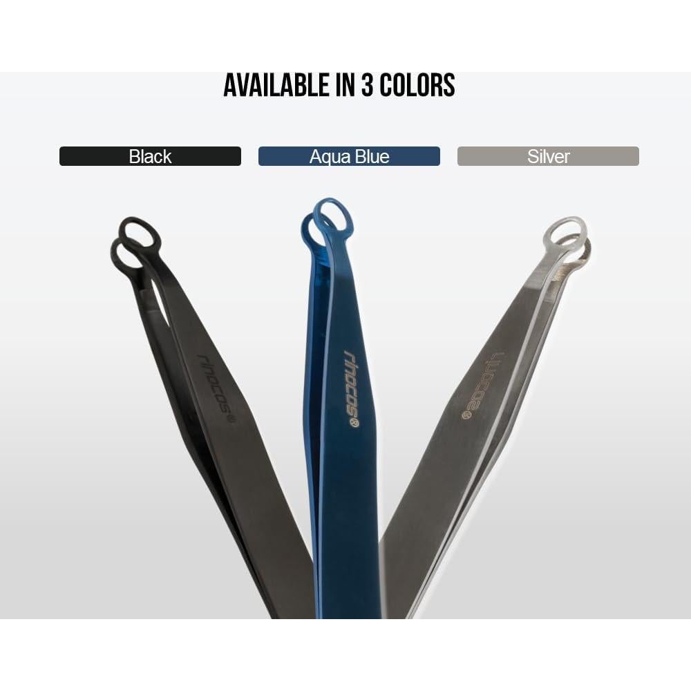 Pinzas de Precisión RING CLIPPER Acero Inoxidable 316 Negro