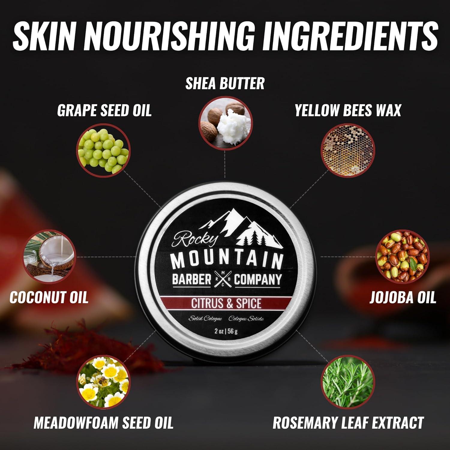 Colonia Sólida para Hombres Rocky Mountain - Cítricos y Especias 56.7g