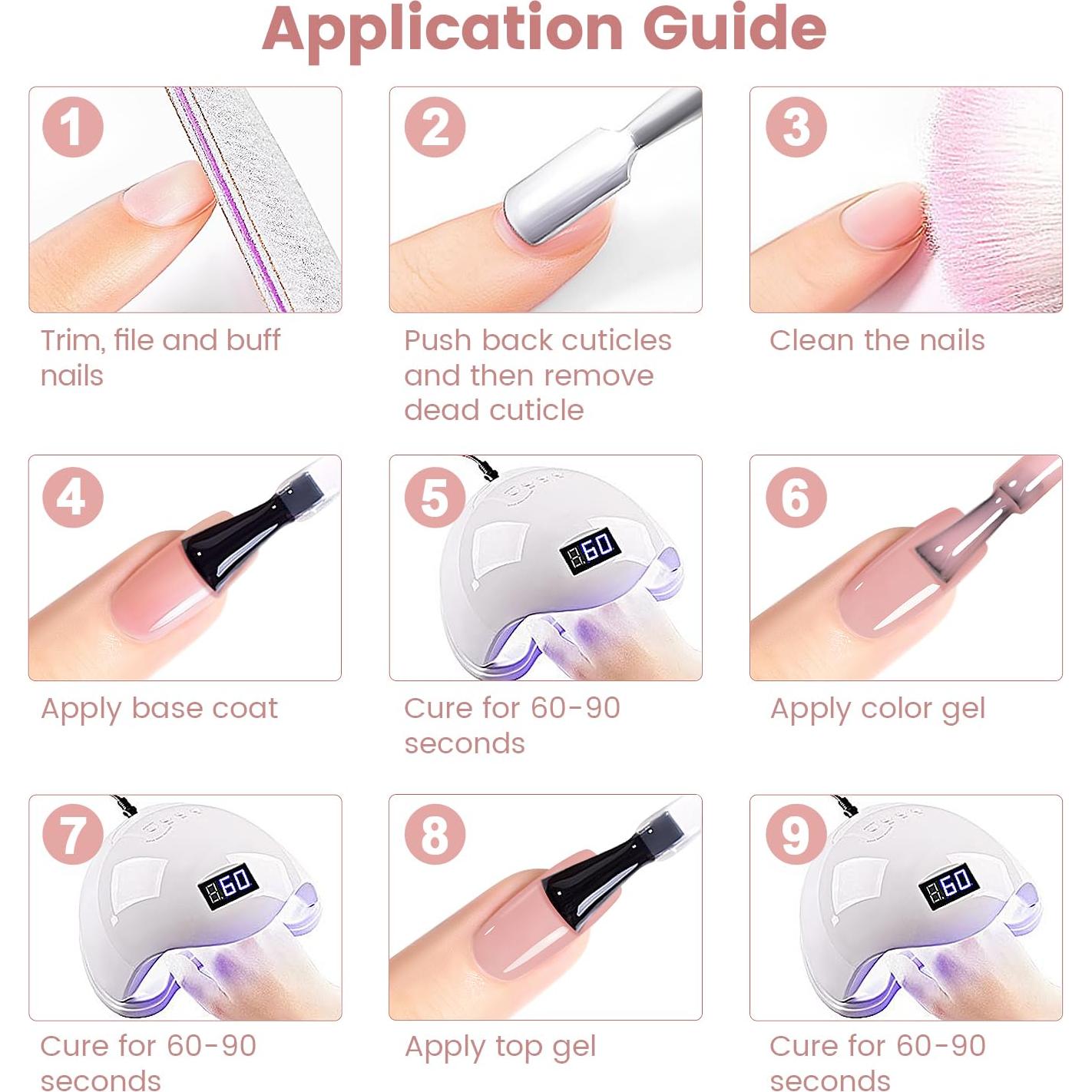 Esmalte de Uñas Gel RARJSM 15ml Rosa Nude Malva Gris