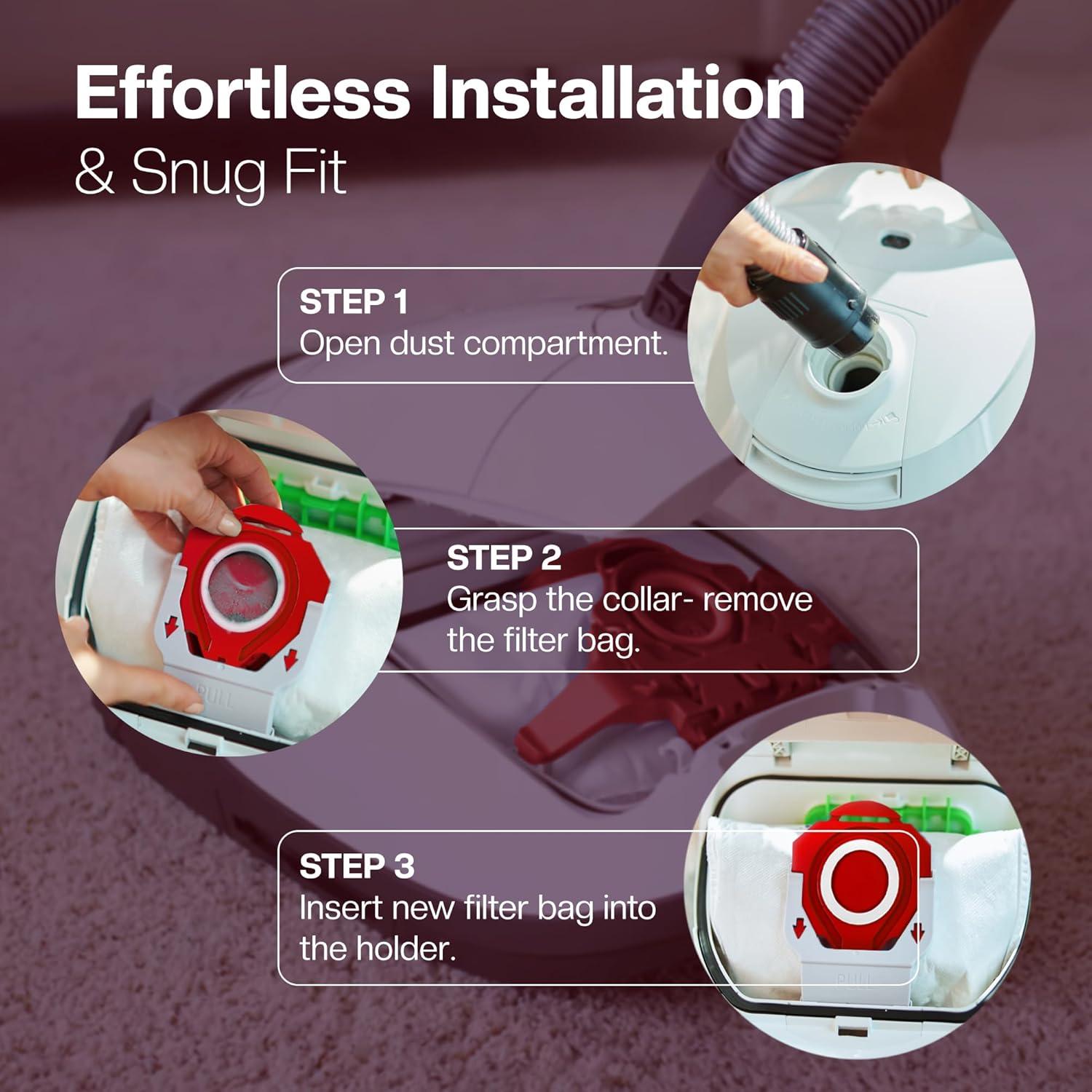 16 Bolsas de Aspiradora FJM 1E + 8 Filtros para Miele