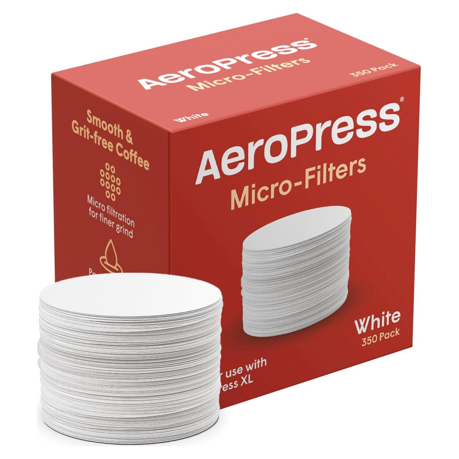 Filtros de Papel Compostables AeroPress - 350 Unidades