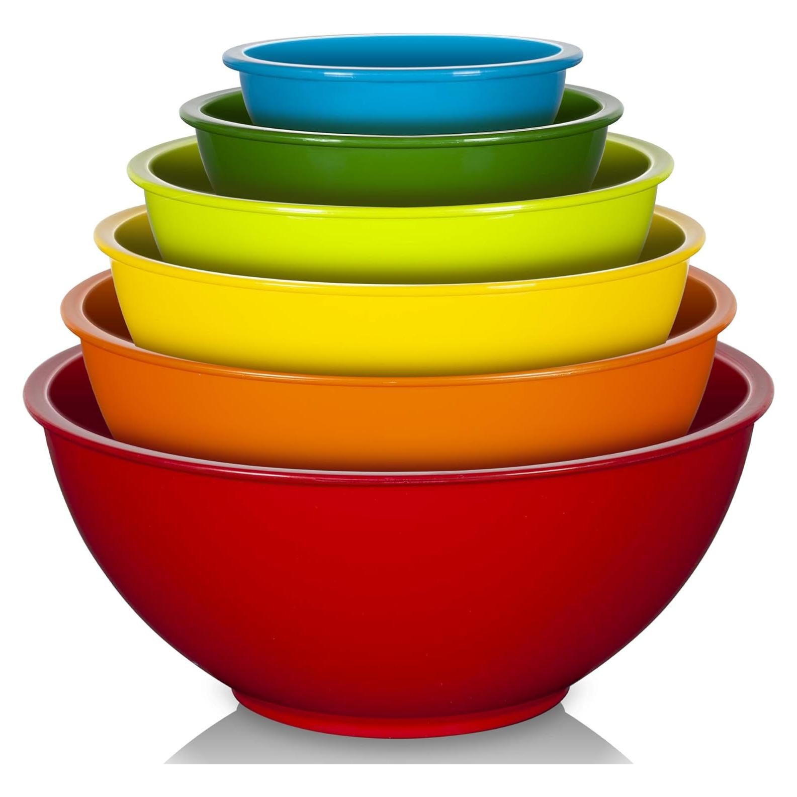 Set de 6 Cuencos de Mezcla YIHONG de Plástico Apilables