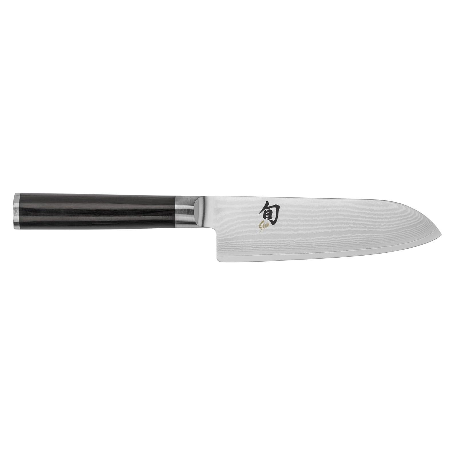 Cuchillo Santoku Shun Classic 14 cm Acero Damasco Pakkawood