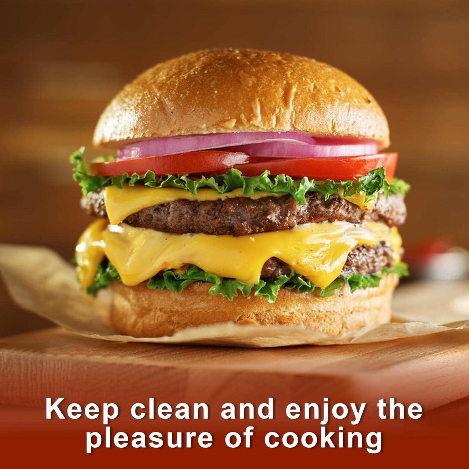 200 Hojas de Papel Pergamino BOOMIBOO 15.24x15.24 cm Anti-adherente