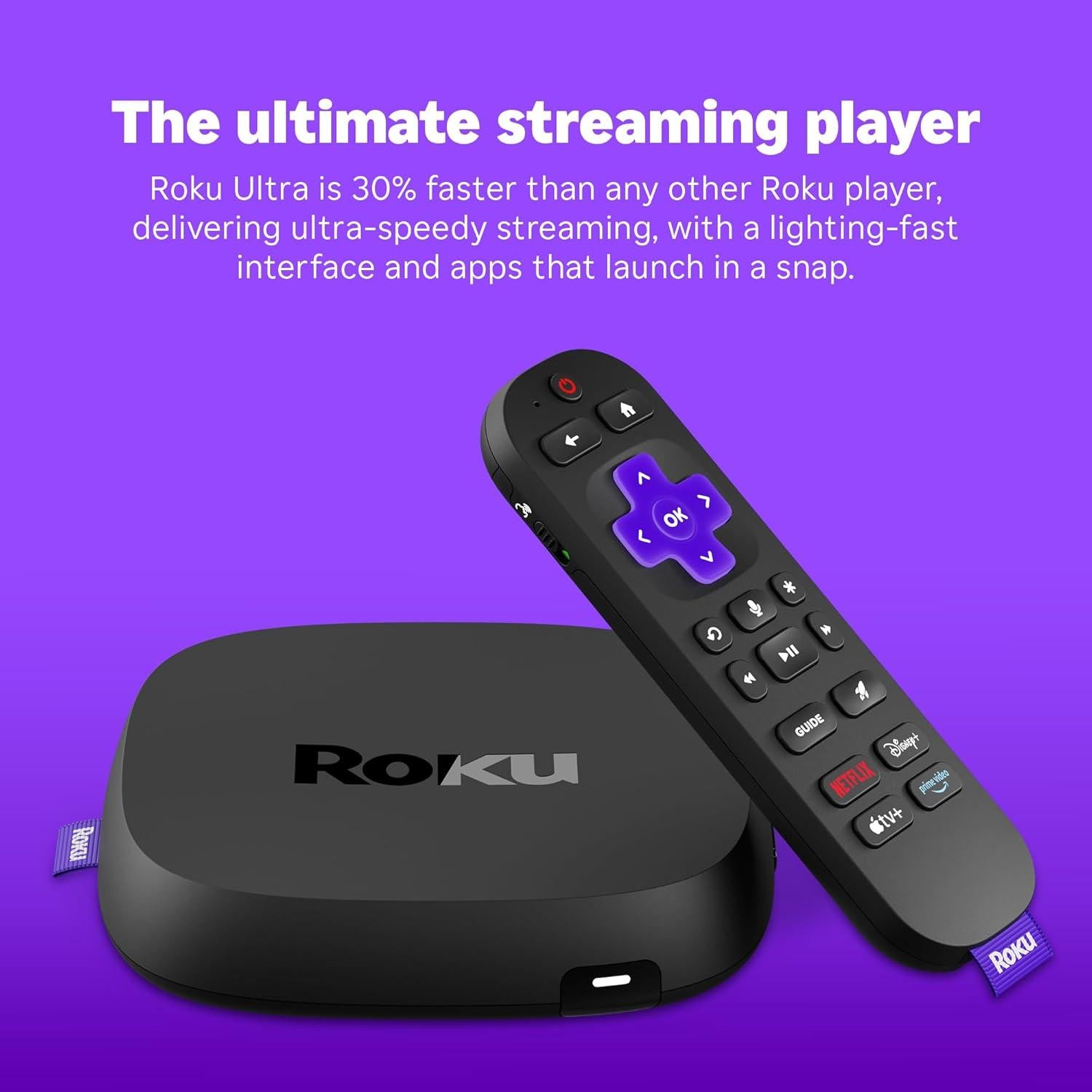 Roku Ultra 2024 Renovado - Dispositivo Streaming 4K HDR10+
