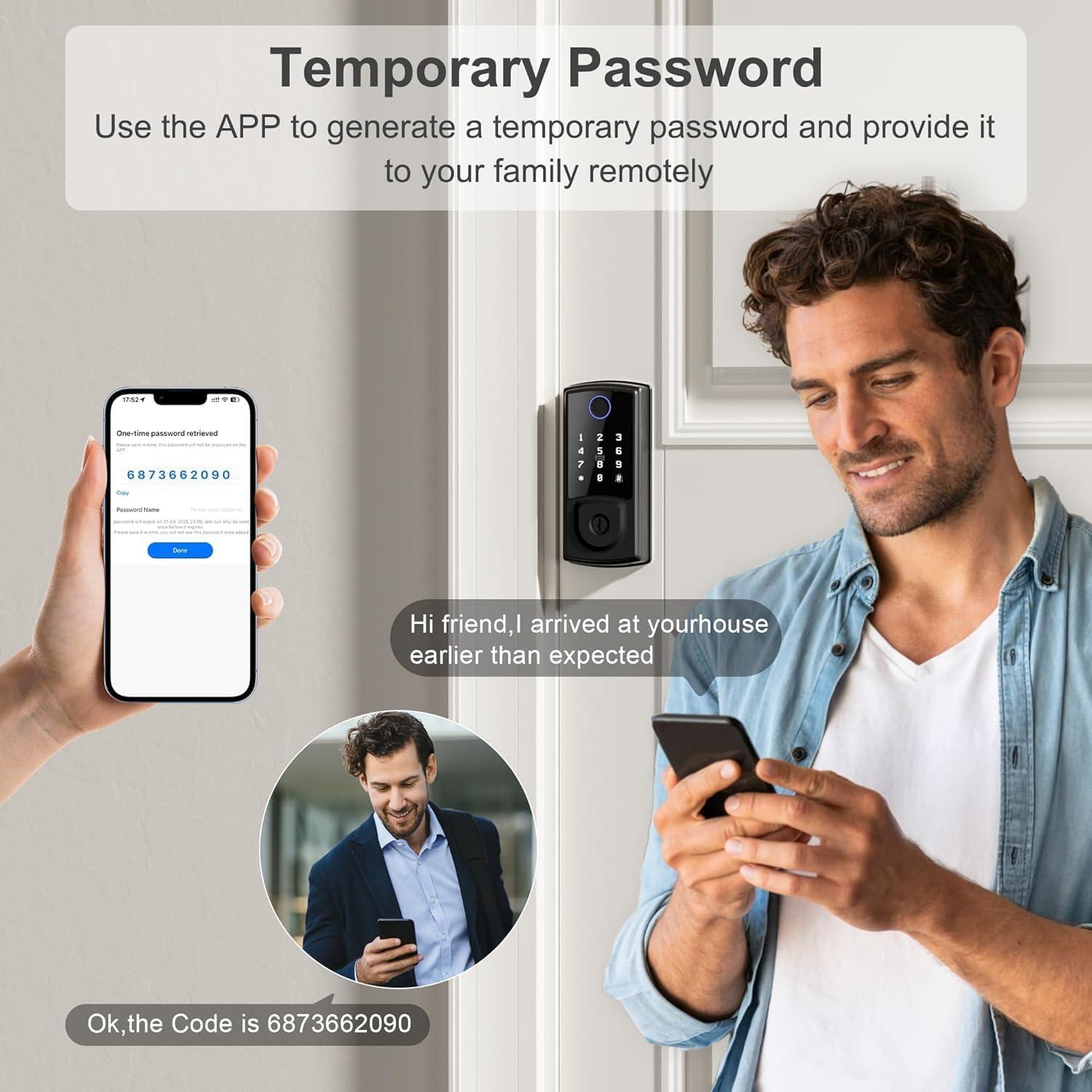 Cerradura Inteligente GOLSPARK GS-LOCK-GM-Z32 con Teclado y App